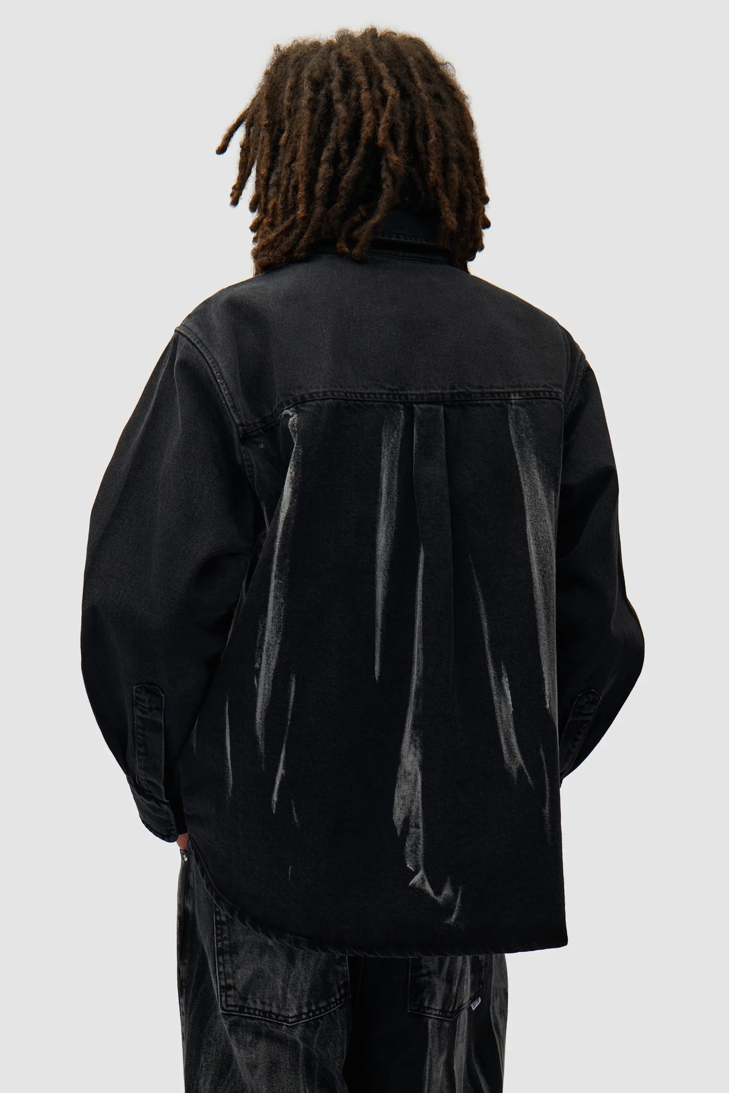 Chemise en denim - Denim noir - Image 3