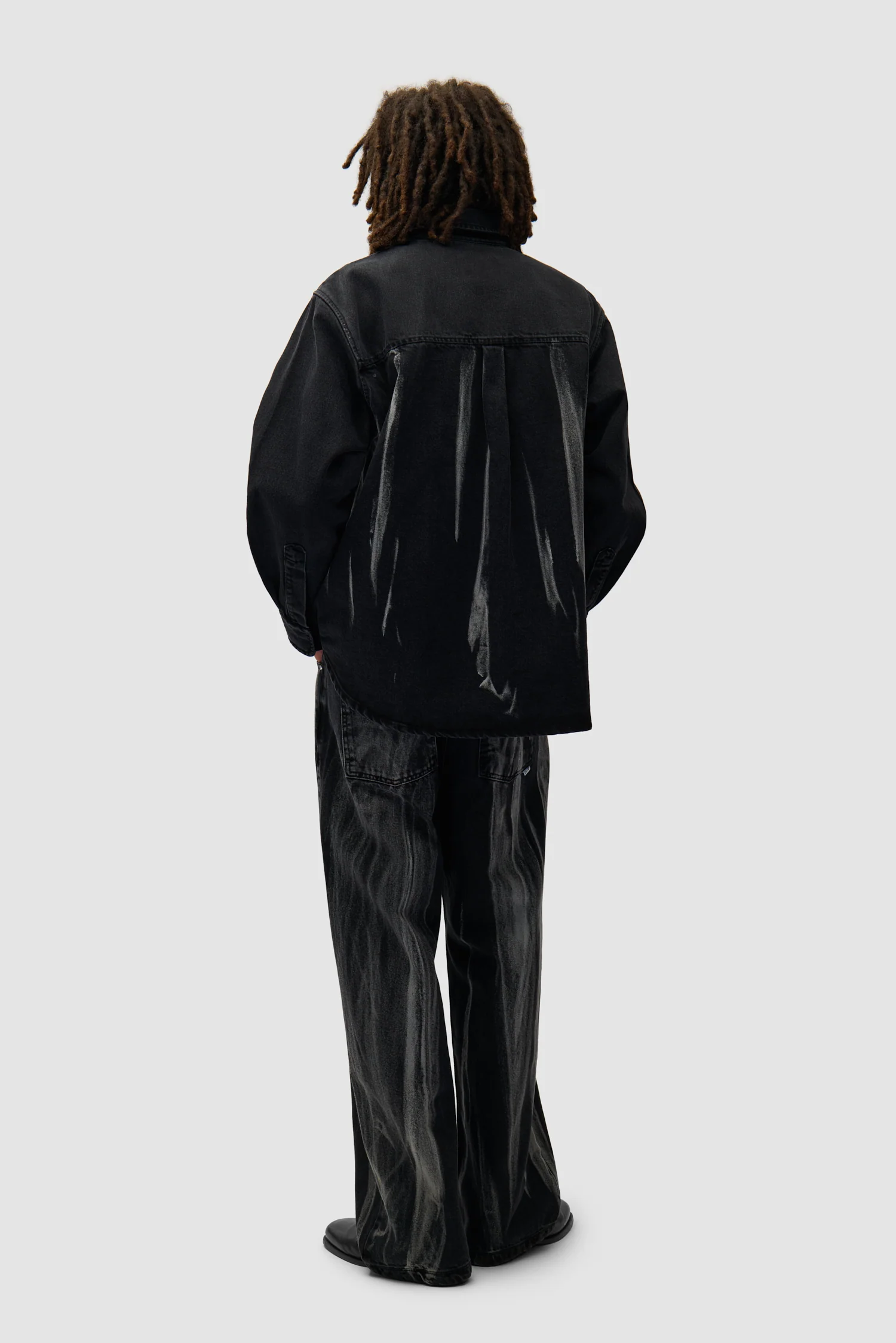 Chemise en denim - Denim noir - Image 6