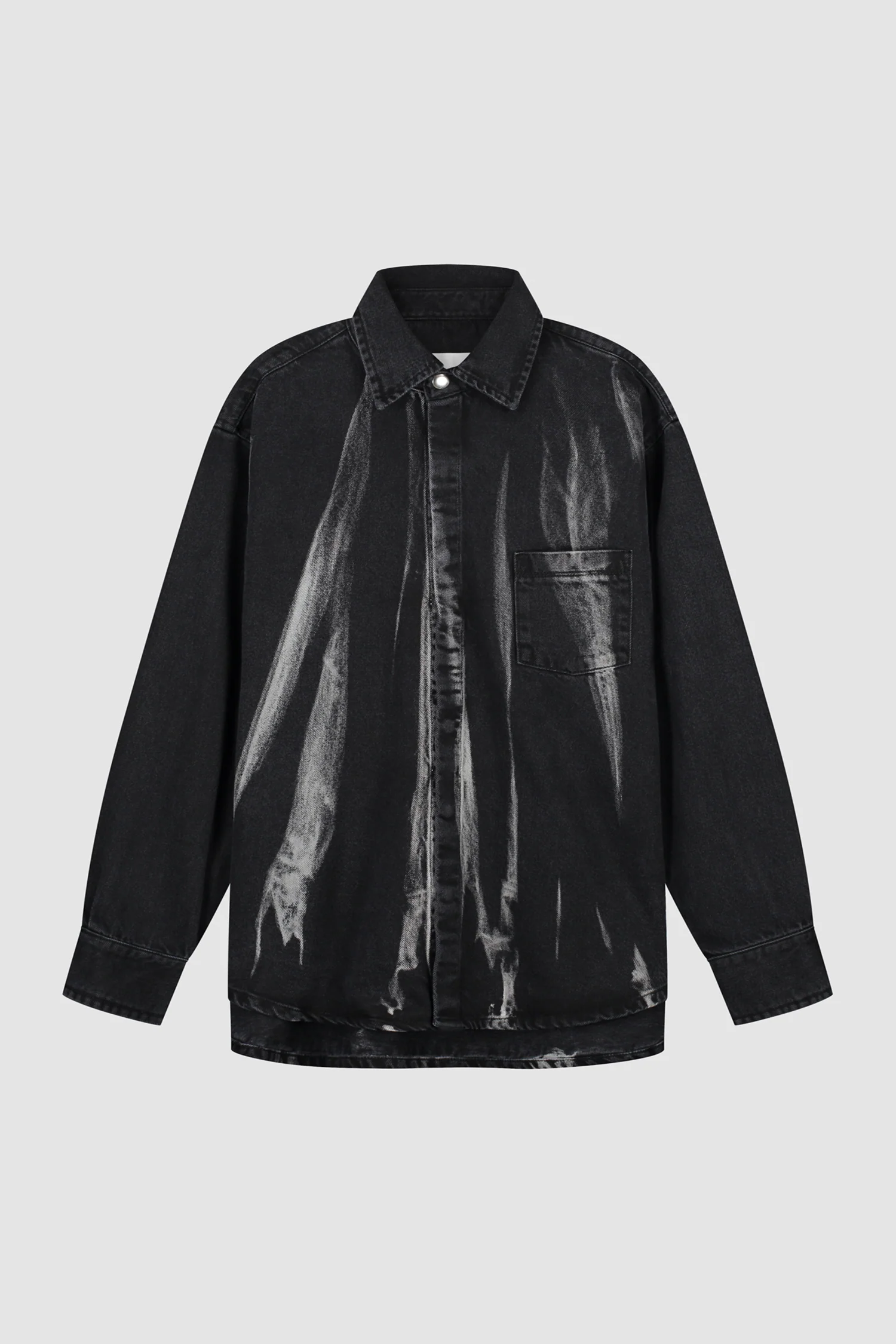 Chemise en denim - Denim noir - Image 8