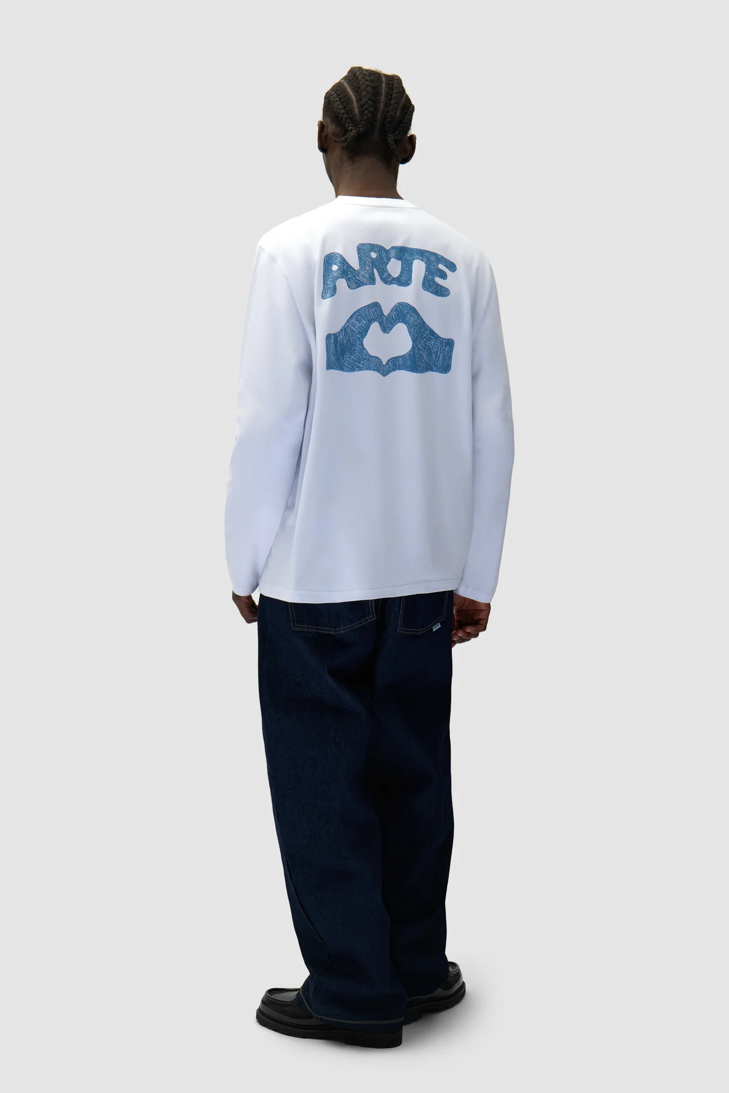 Diels Scribble Longsleeve - Blanc - Image 5