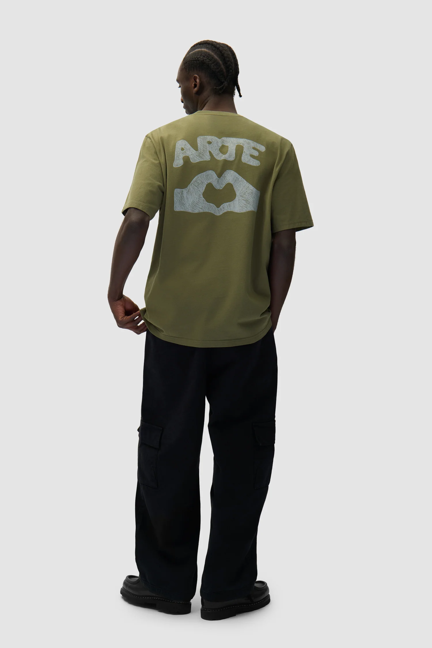 Diels Scribble T-shirt - Vert - Image 5
