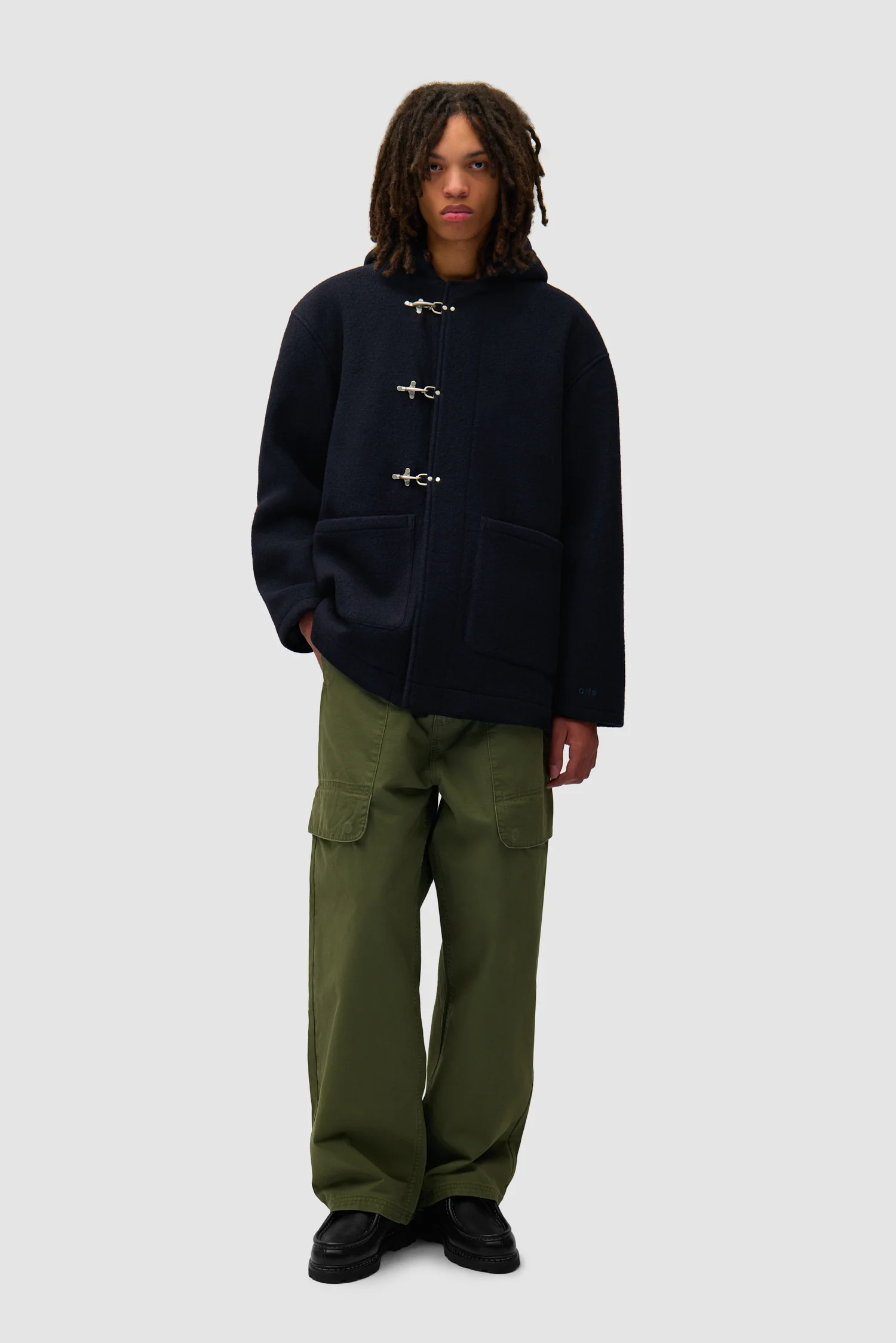 Duffel Coat - Navy - Image 4