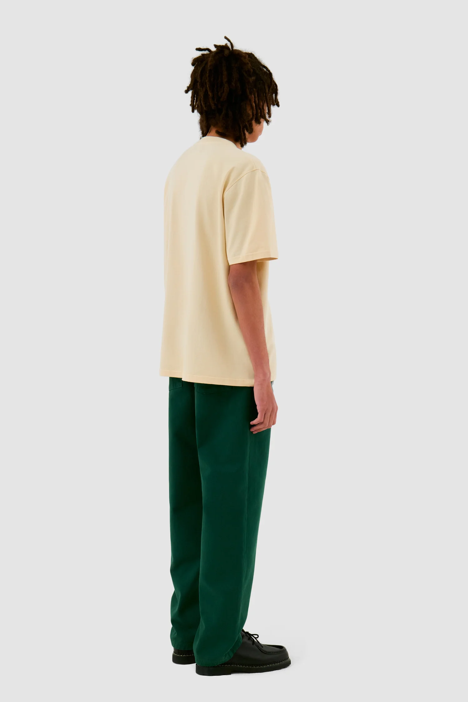 Pantalon à poches brodées - Vert - Image 6