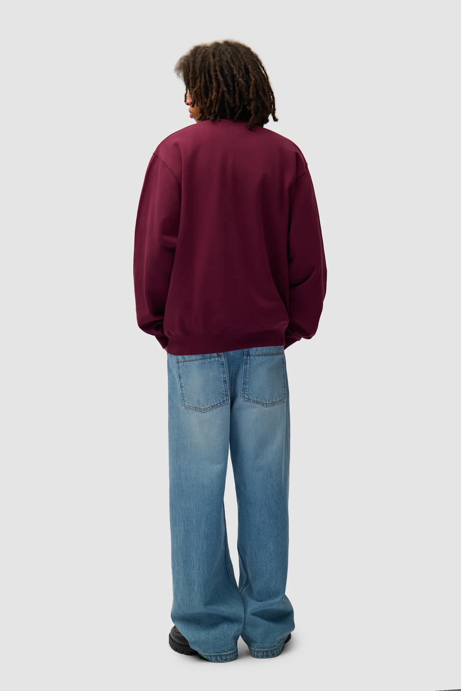 Eye Front Crewneck - Bordeaux - Image 6