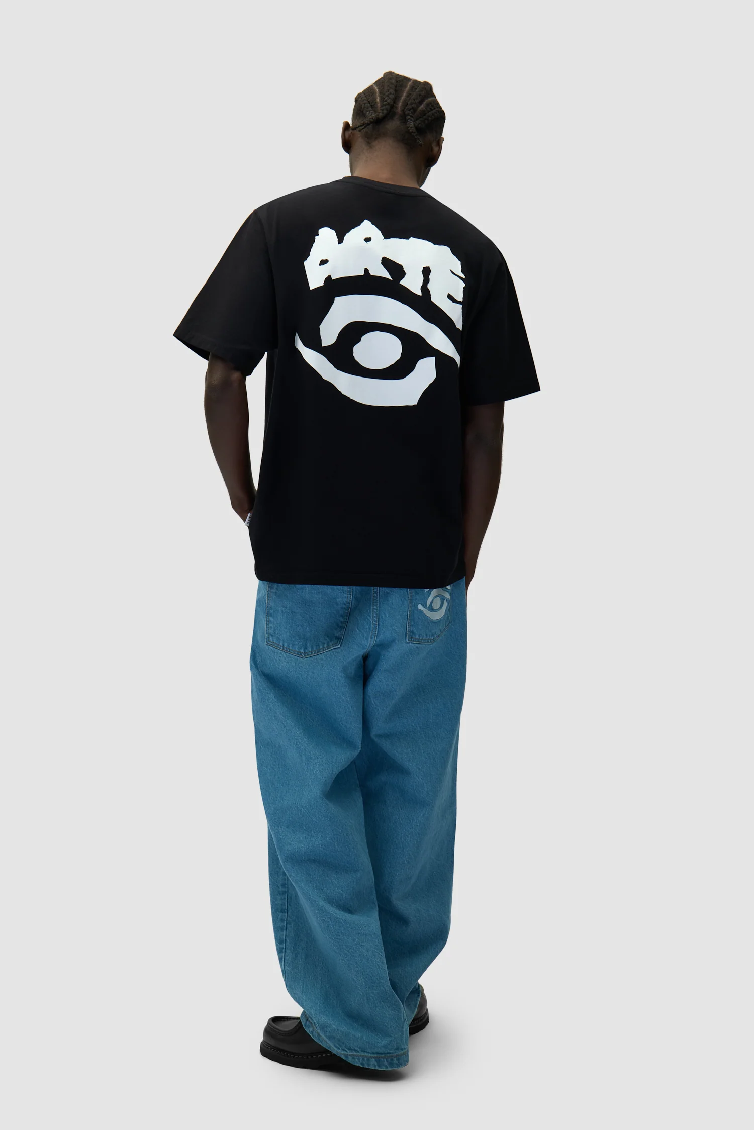 T-shirt imprimé œil - Noir - Image 4