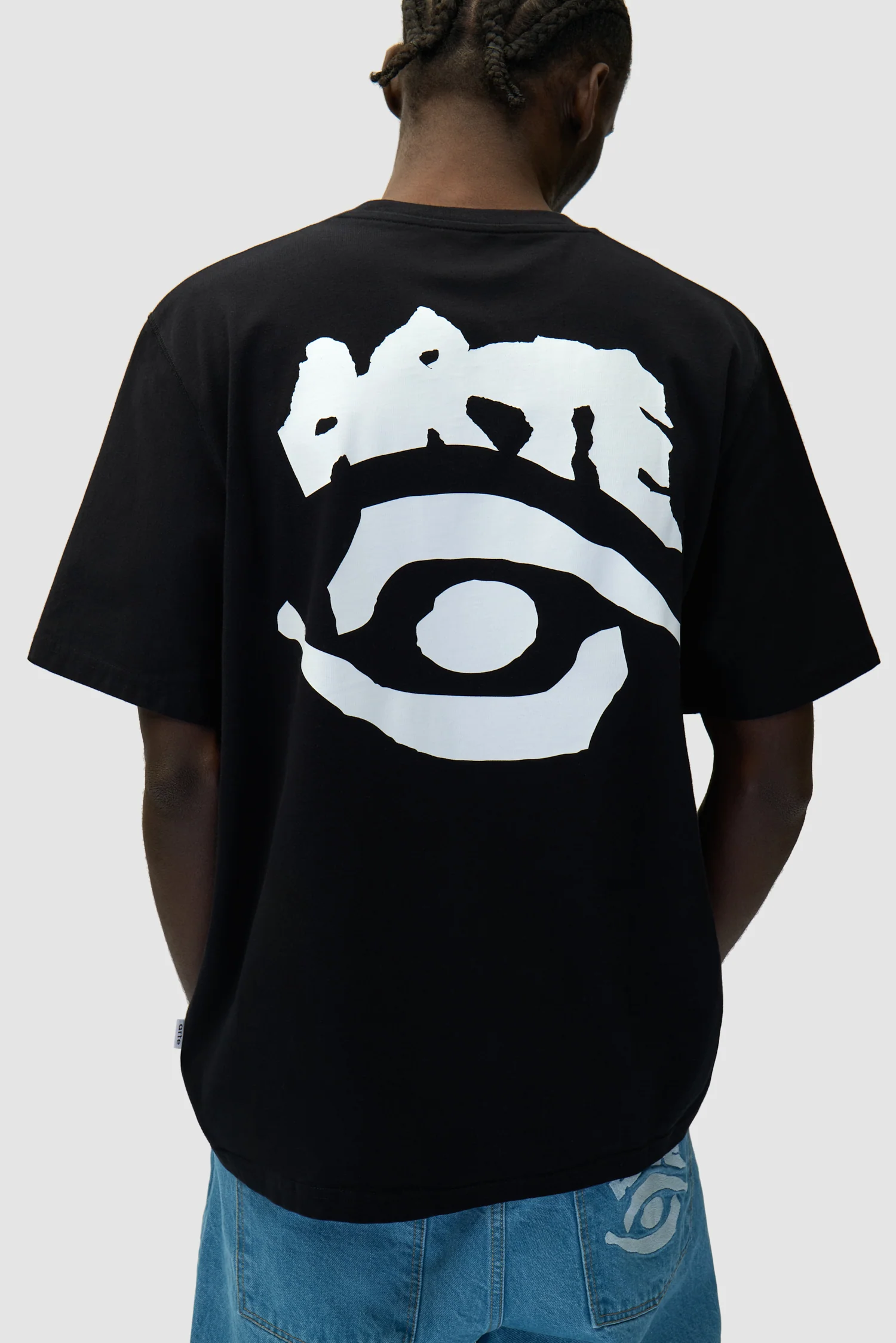 T-shirt imprimé œil - Noir - Image 7