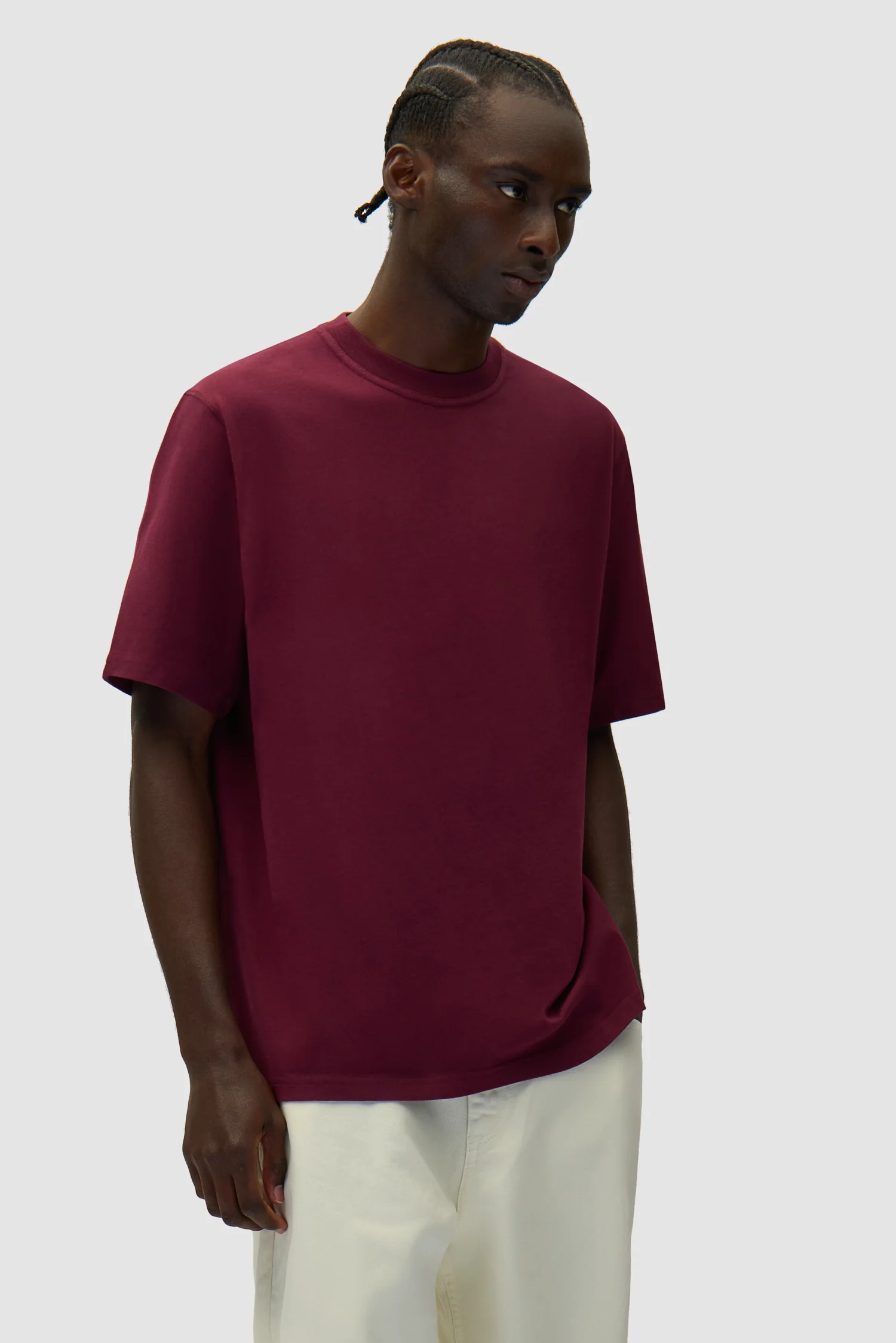 T-shirt à imprimé œil - Bordeaux - Image 3