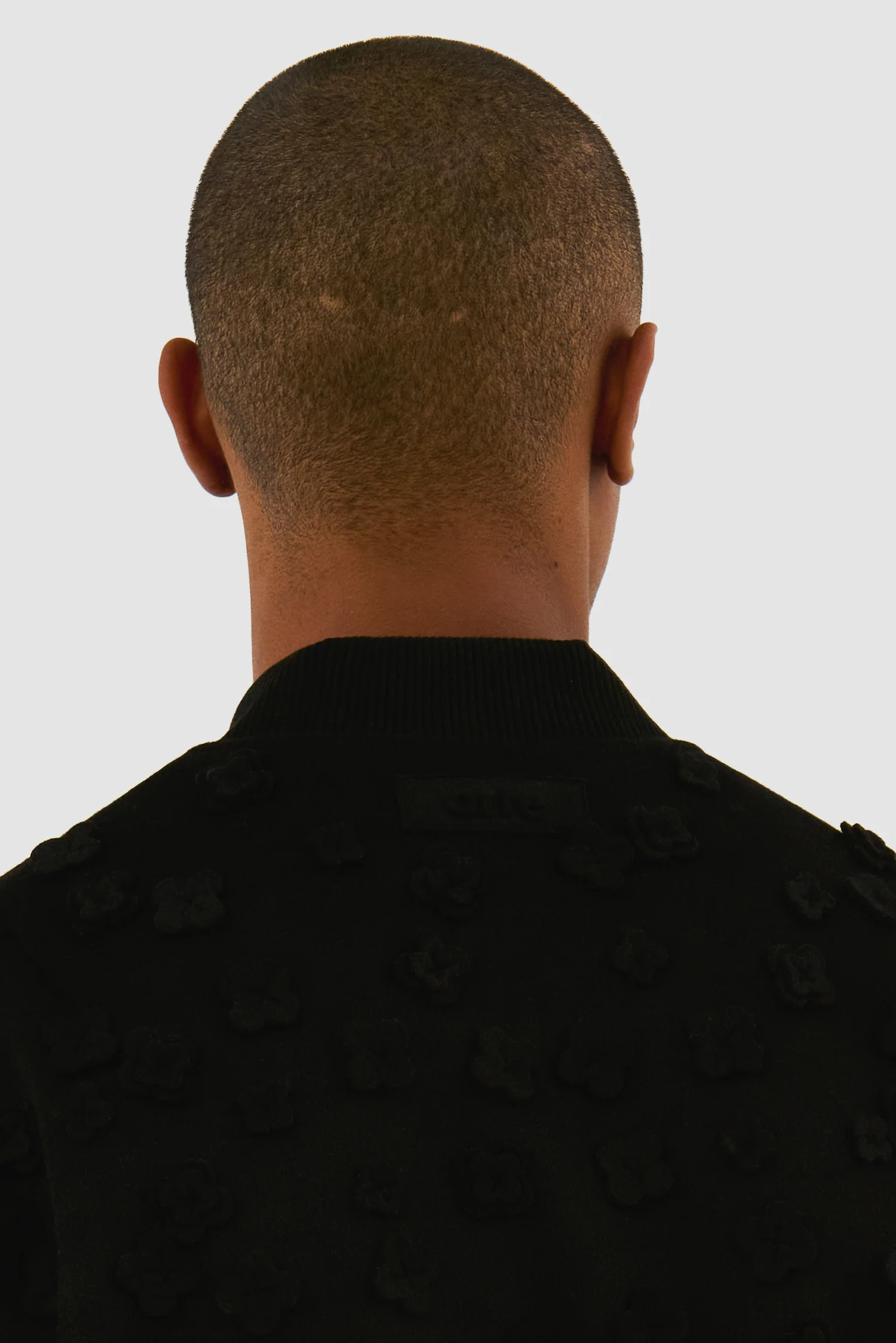 Blouson bombardier à fleurs - Noir - Image 9