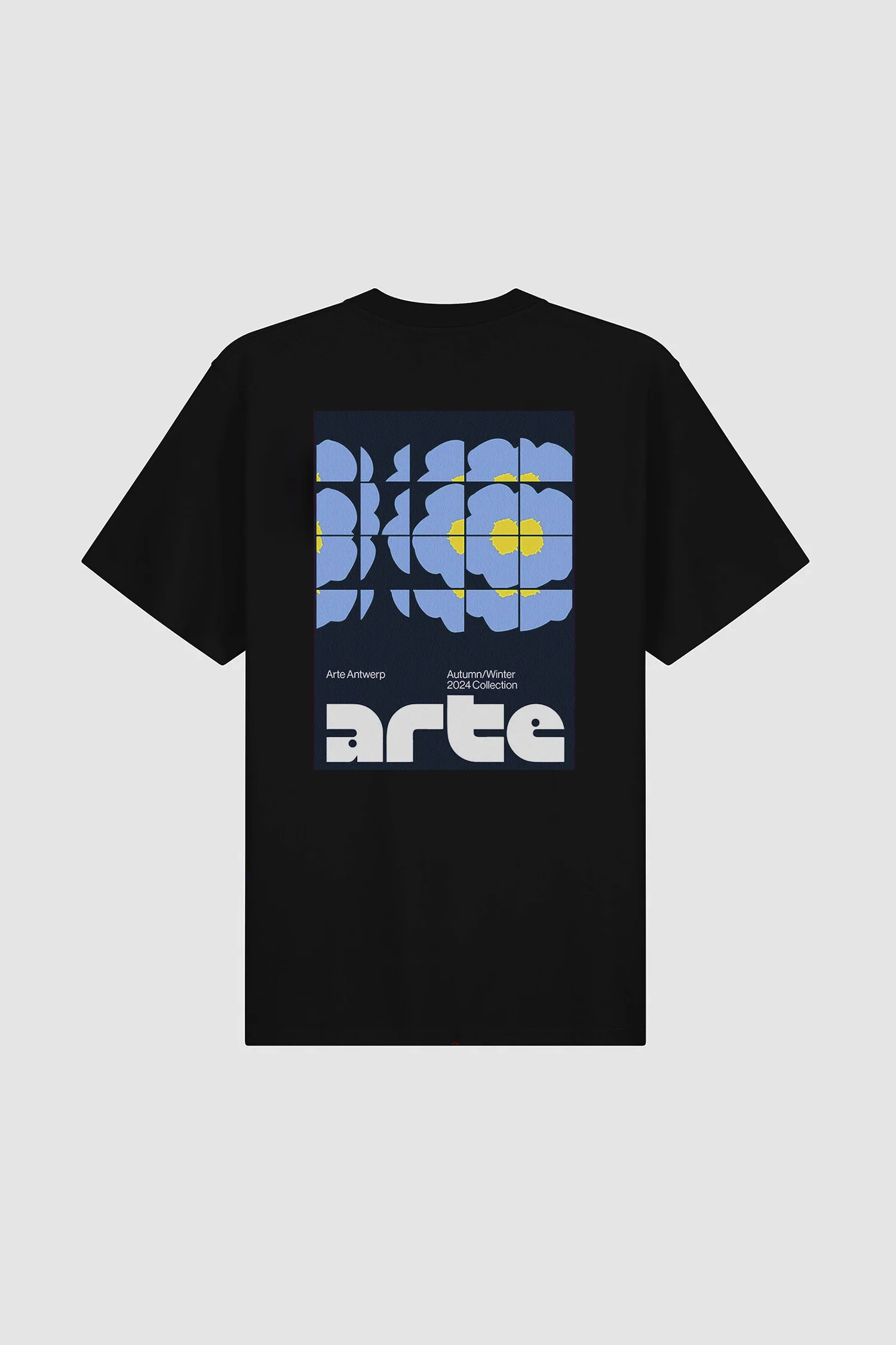 T-shirt Flower Poster - Noir - Image 8