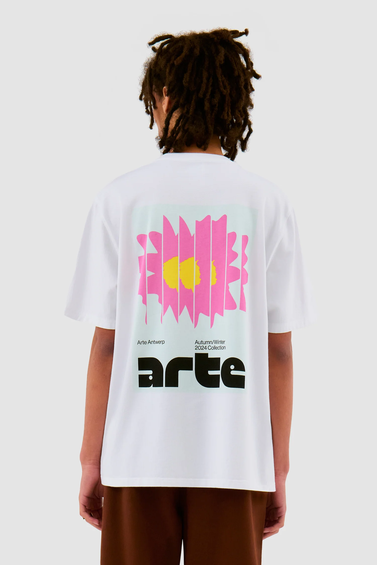 T-shirt Flower Poster - Blanc - Image 2