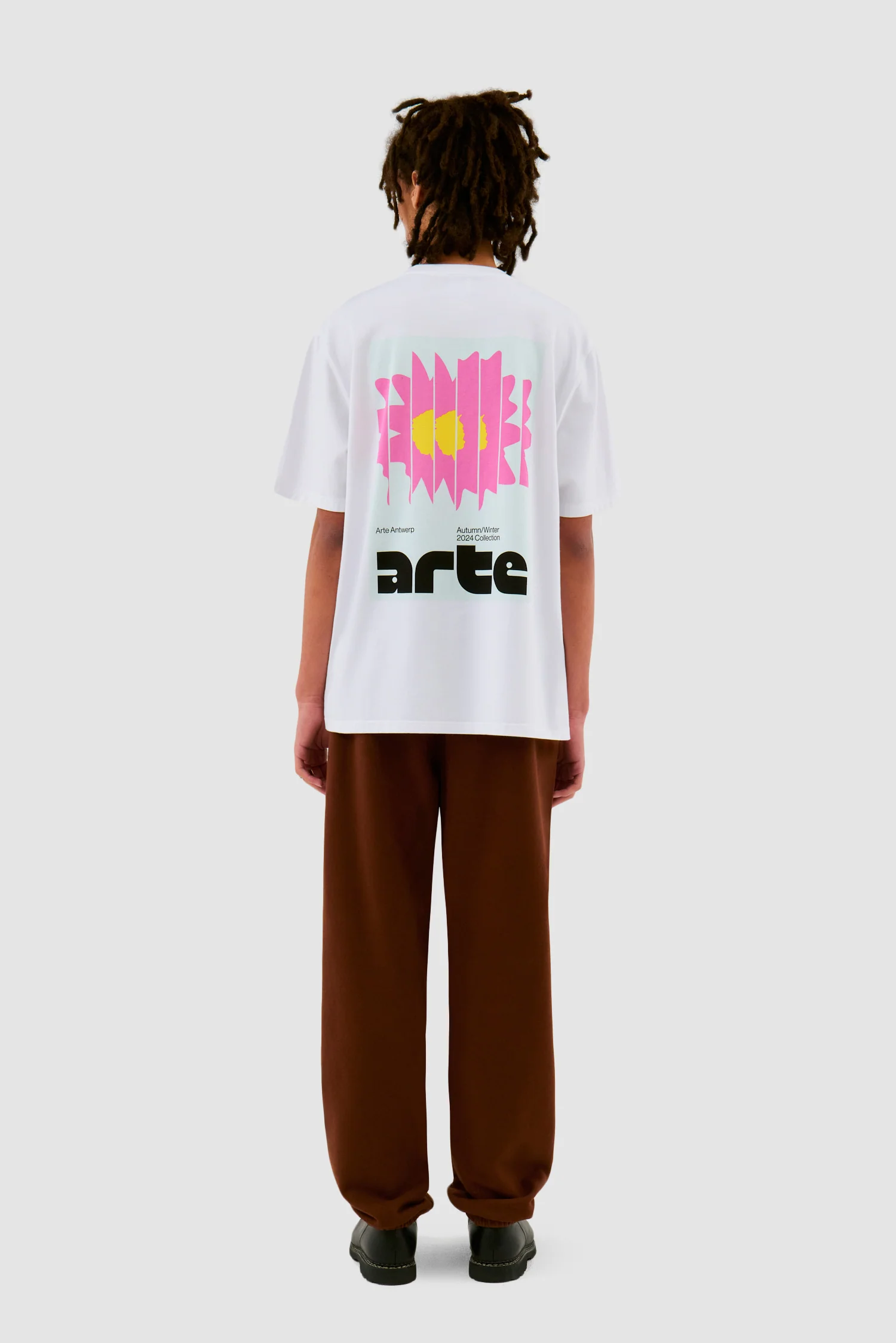 T-shirt Flower Poster - Blanc - Image 4