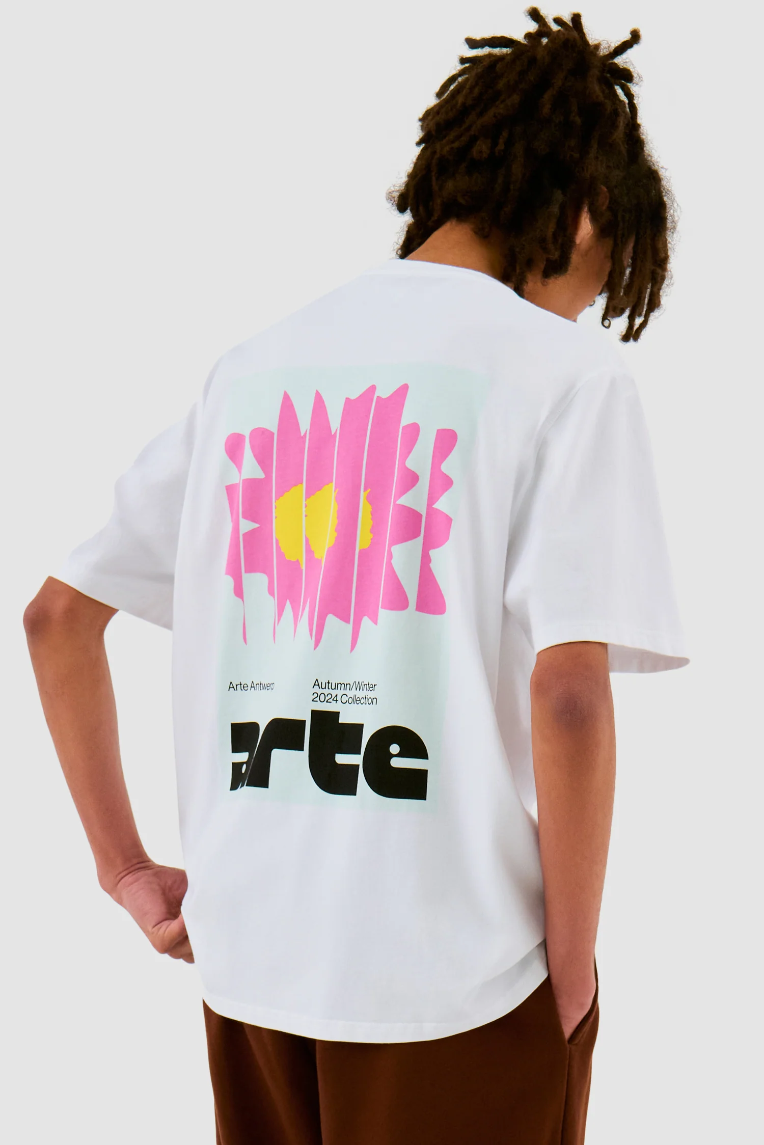 T-shirt Flower Poster - Blanc - Image 7