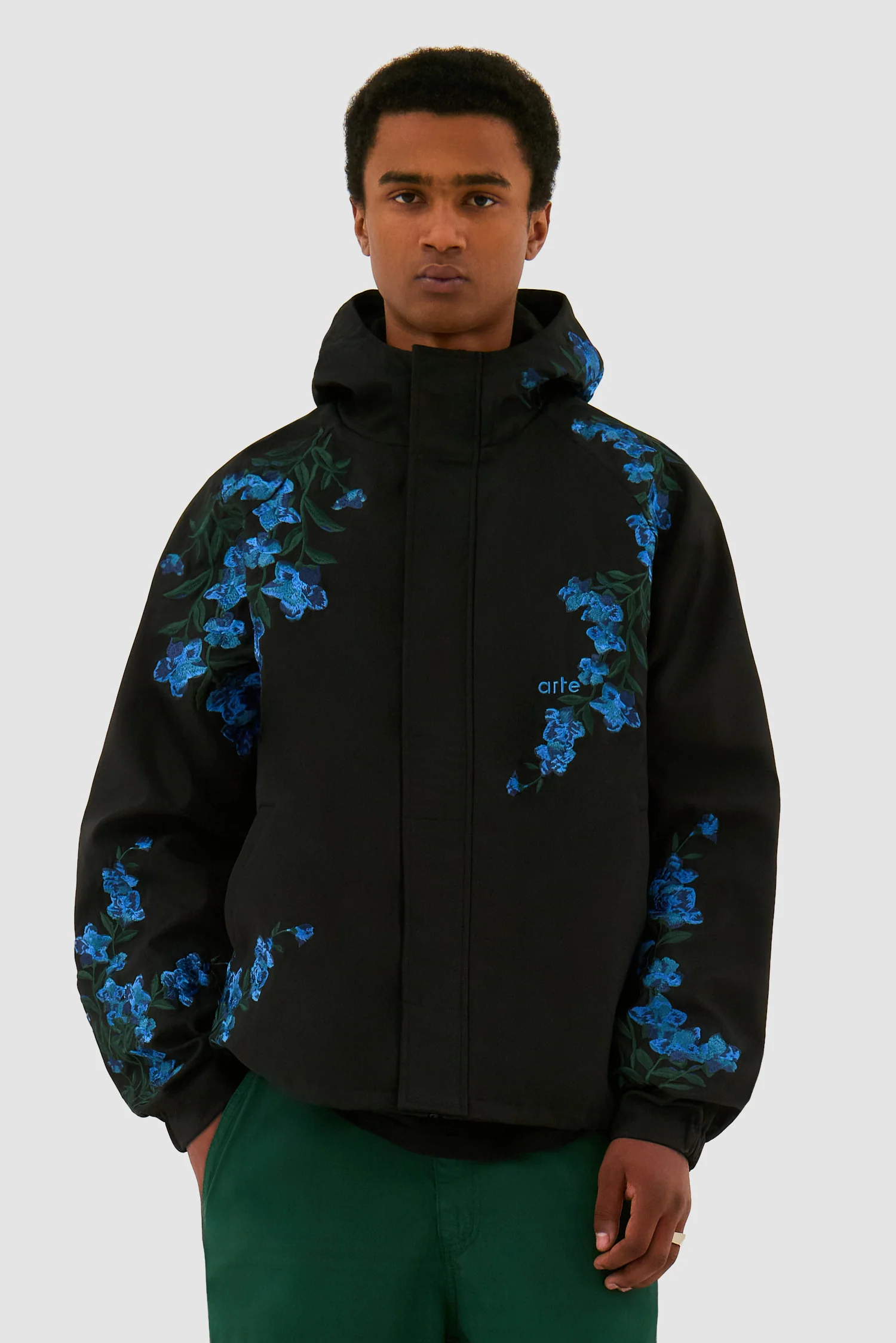 Veste à point de fleur - Noir - Image 2