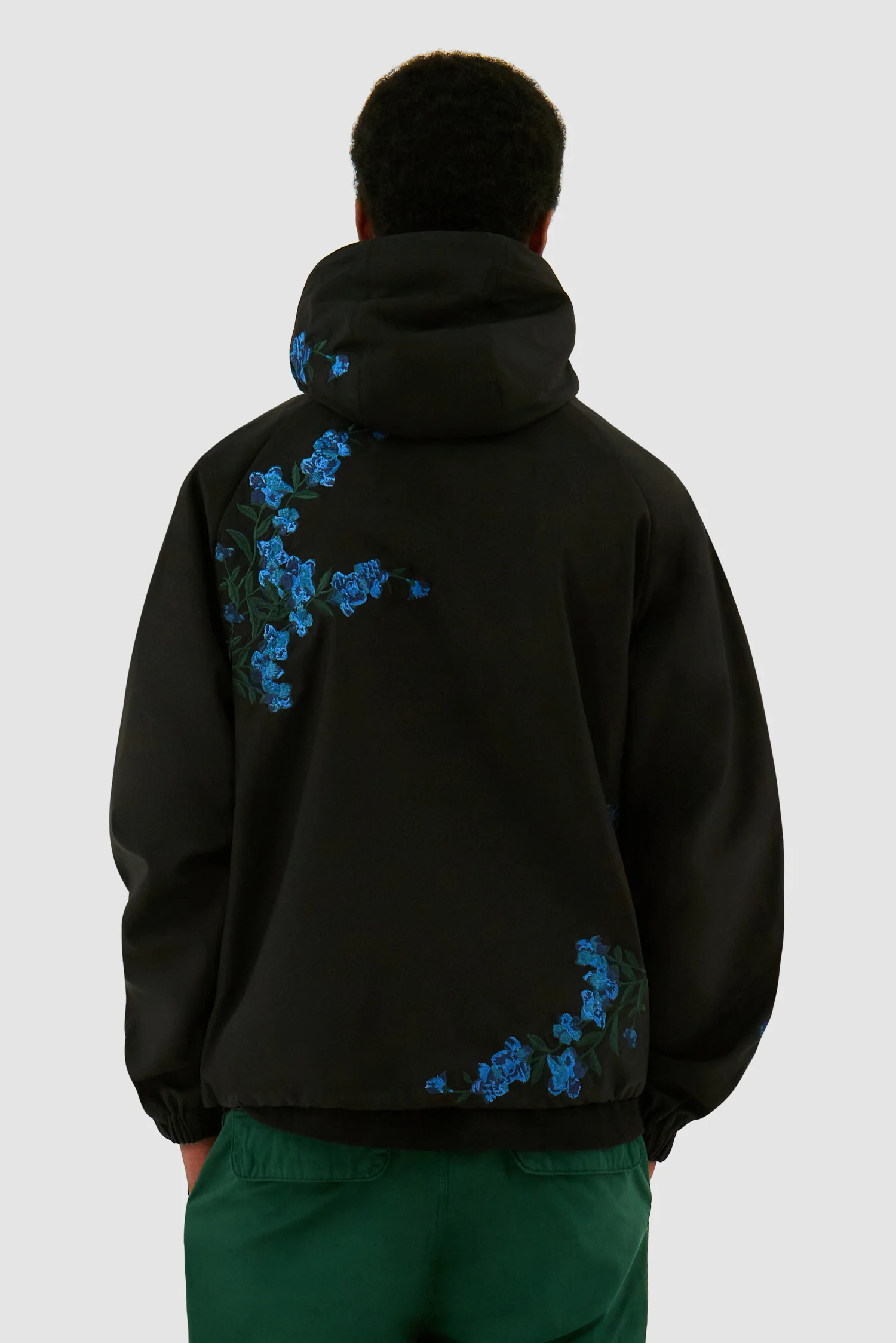Veste à point de fleur - Noir - Image 3