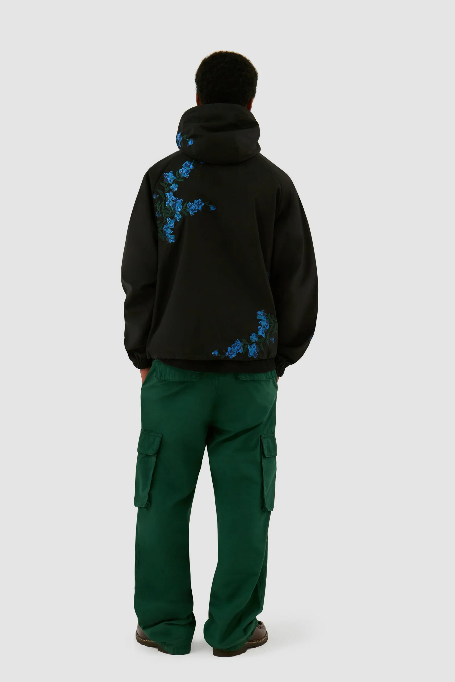 Veste à point de fleur - Noir - Image 6