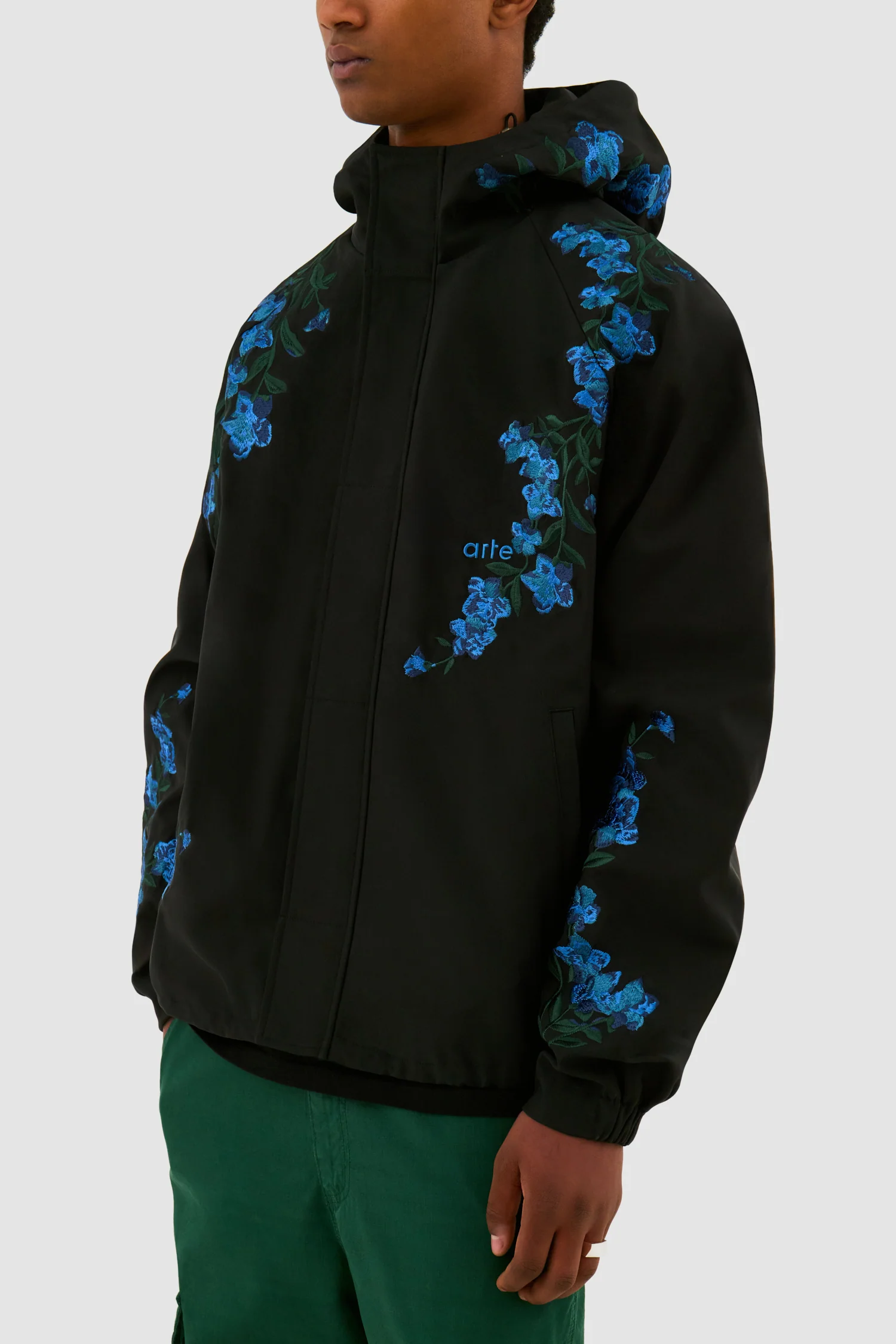 Veste à point de fleur - Noir - Image 7