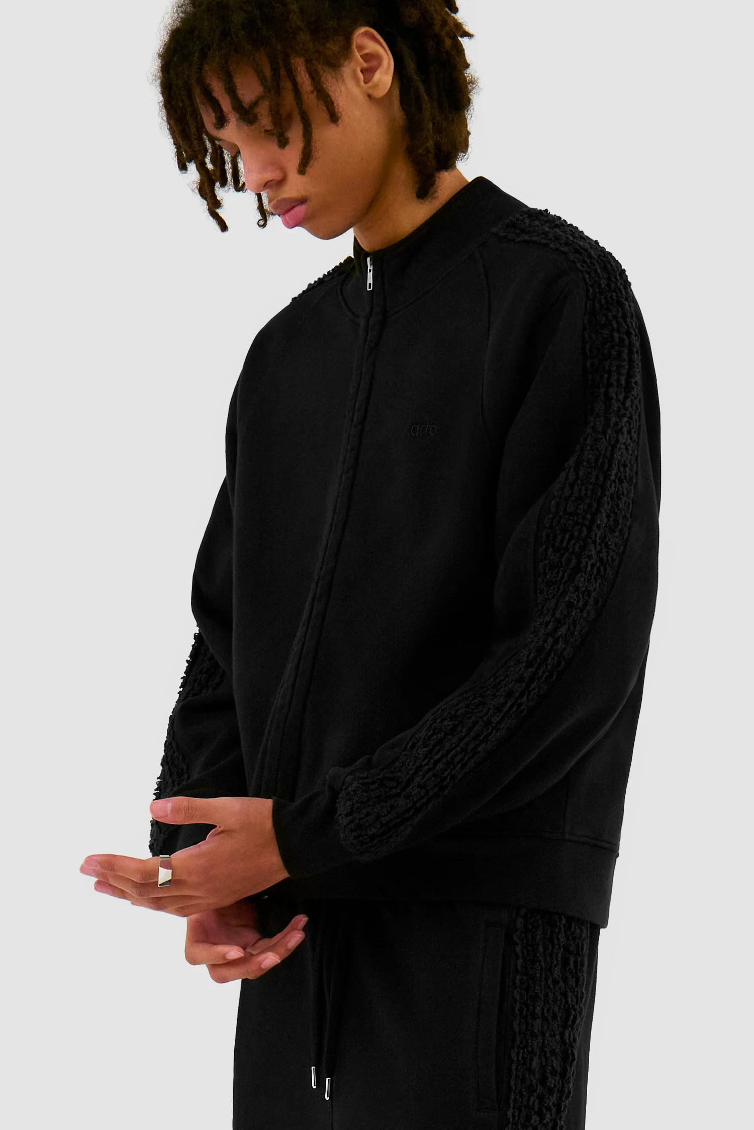 Veste Flower Tape - Noir - Image 7