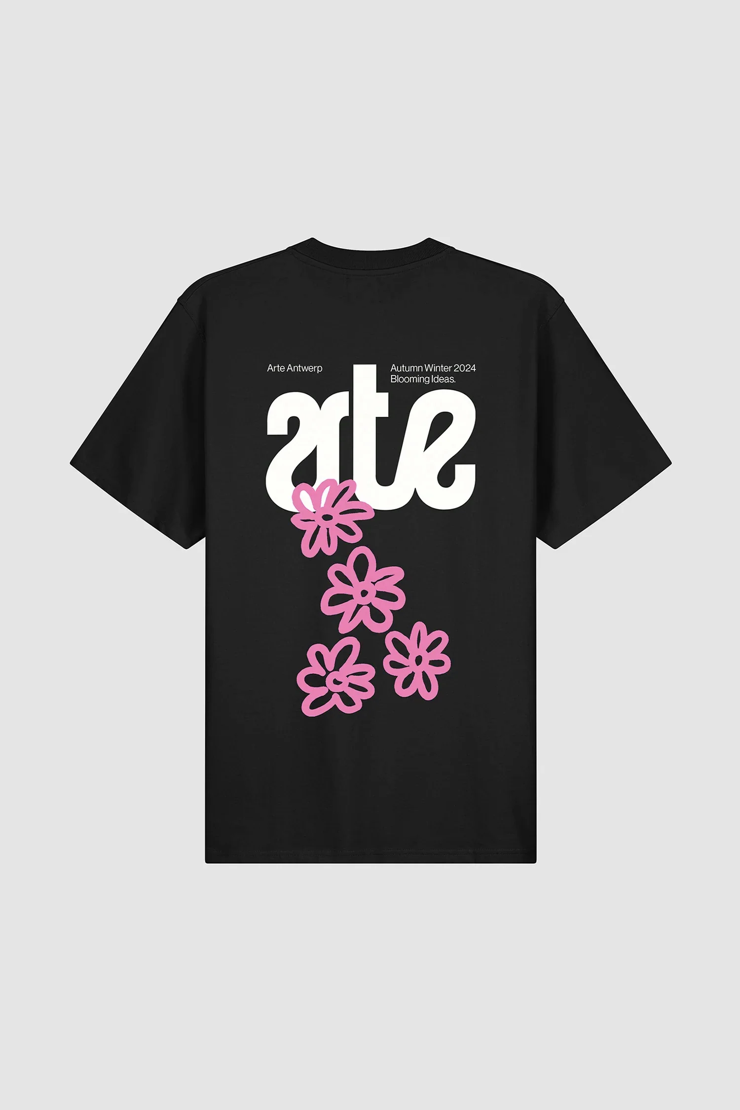 T-shirt dos fleuri - Noir - Image 8