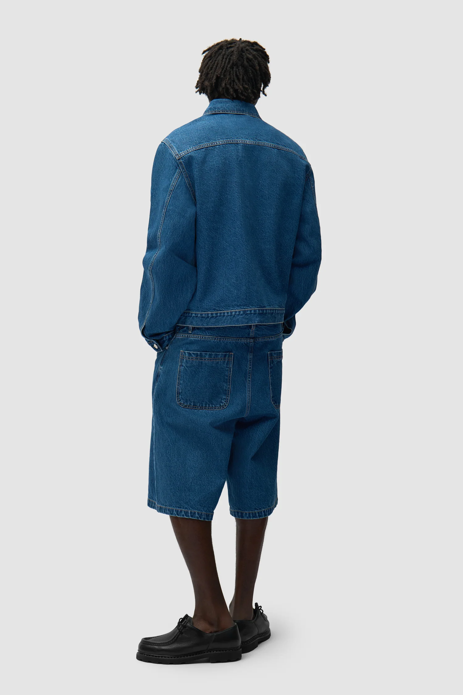 Veste en denim à poche pliée - Denim brut - Image 6