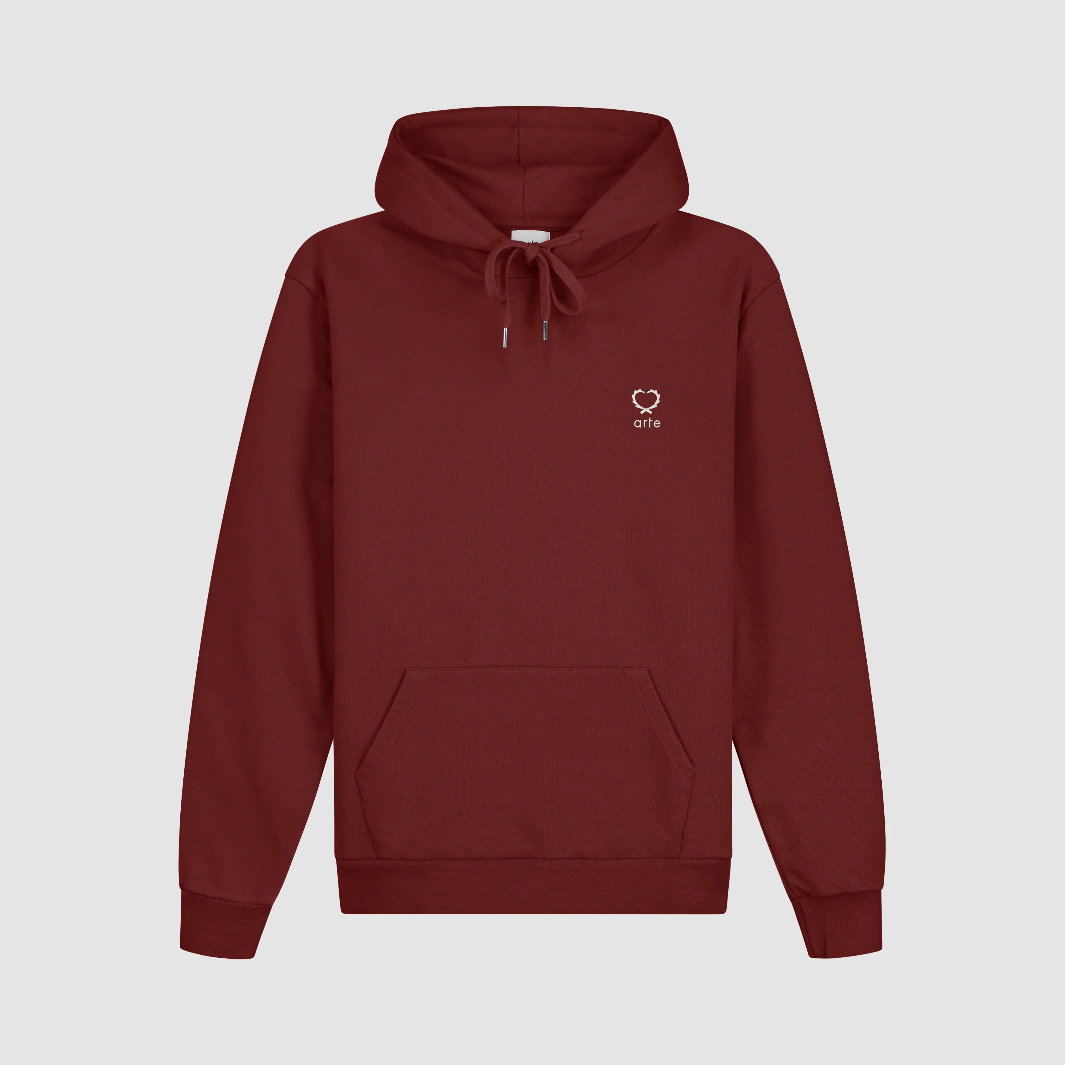 Sweat à capuche Hank Small Heart - Bordeaux