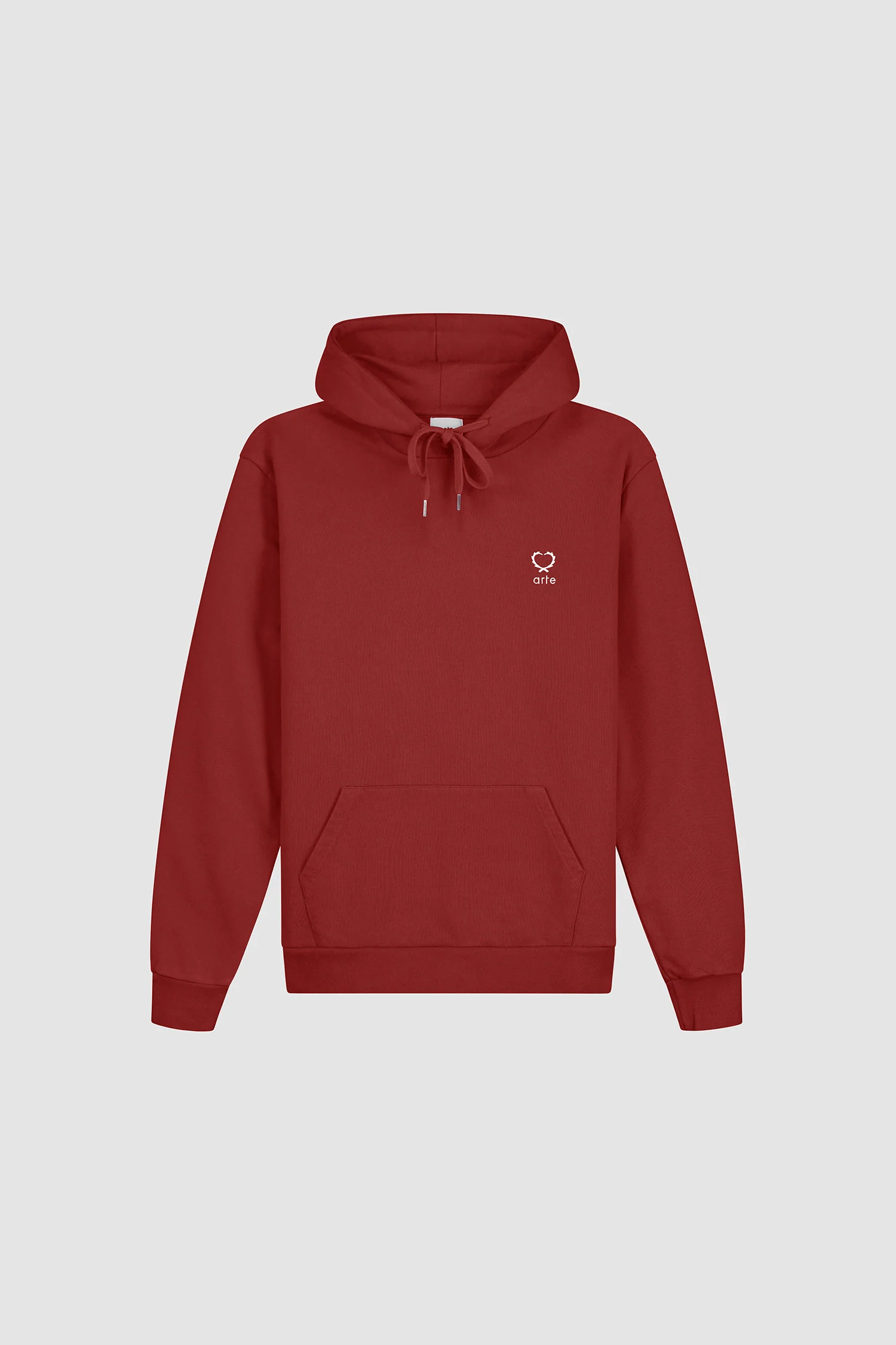 Sweat à capuche Hank Small Heart - Bordeaux - Image 8