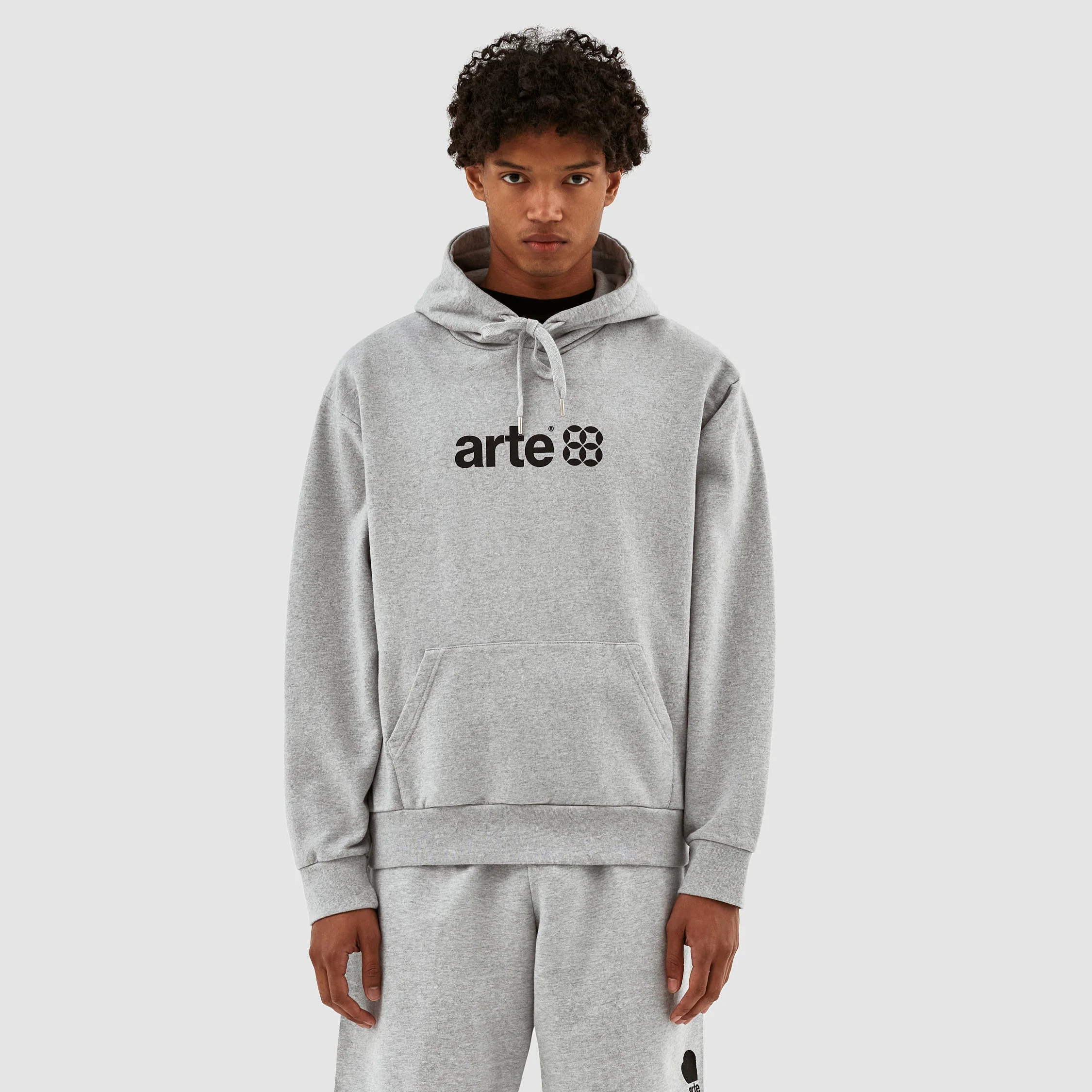 Hannes SS23 Logo Hoodie - Gris