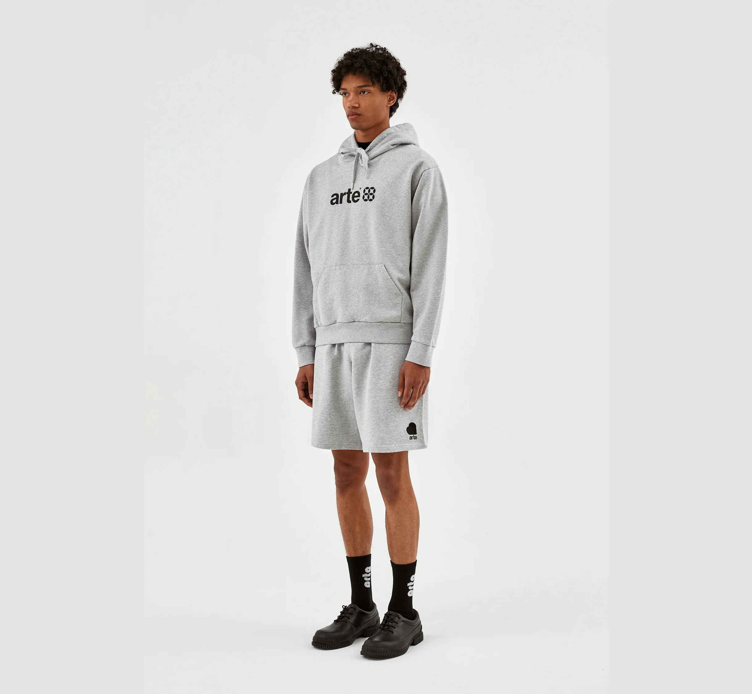Hannes SS23 Logo Hoodie - Gris - Image 5
