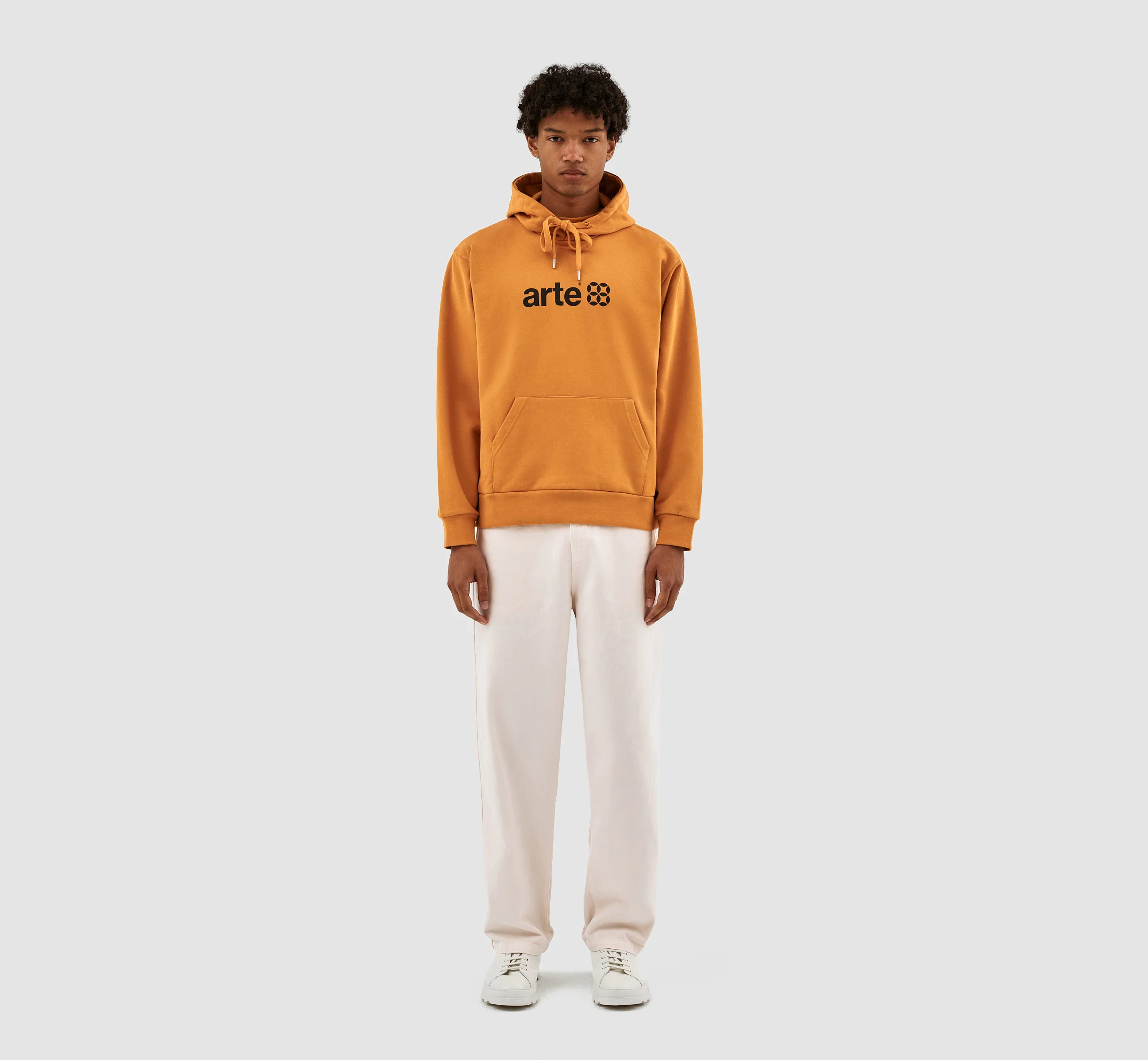 Hannes SS23 Logo Hoodie - Inca Gold - Image 4