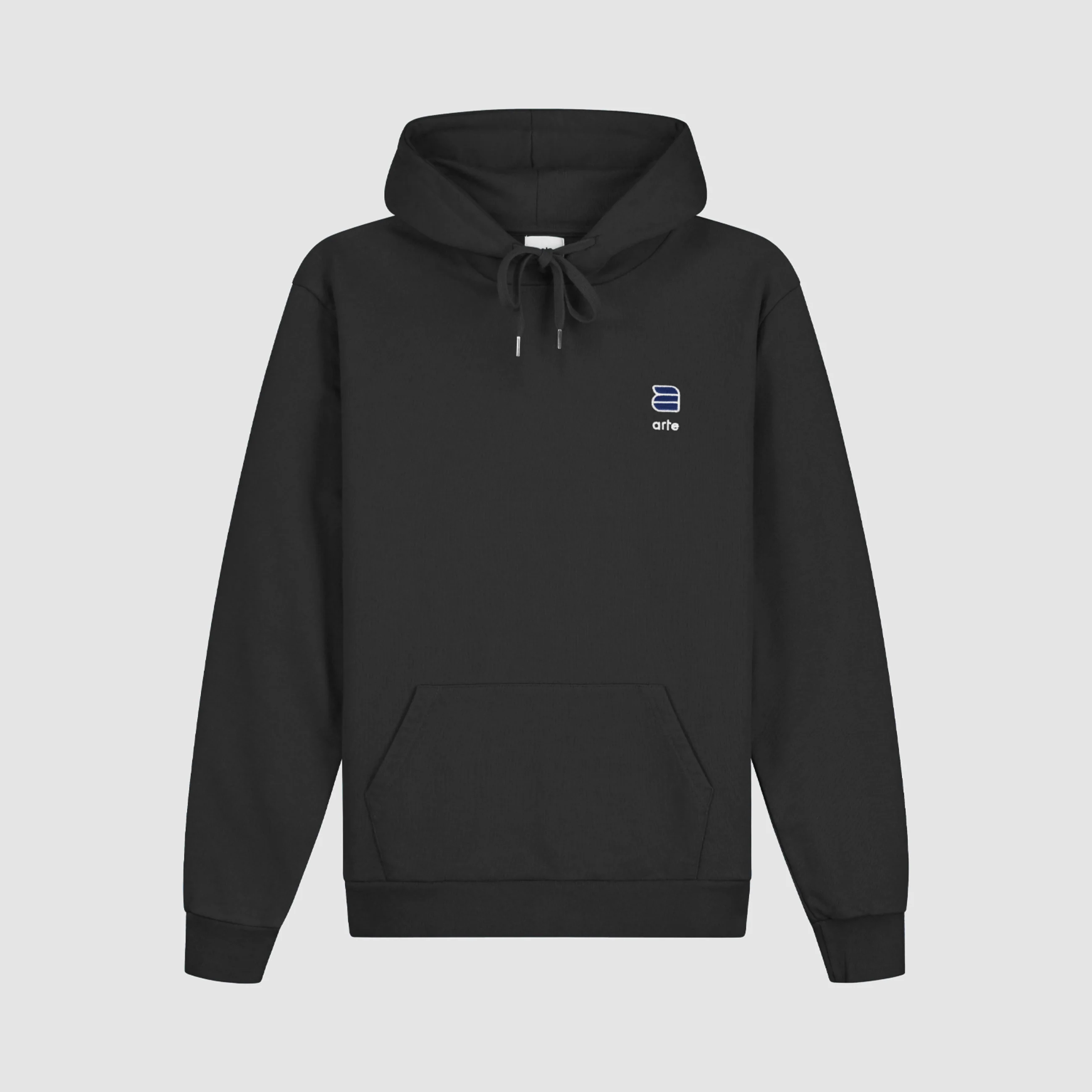 Sweat à capuche avec logo Harmon A - Noir