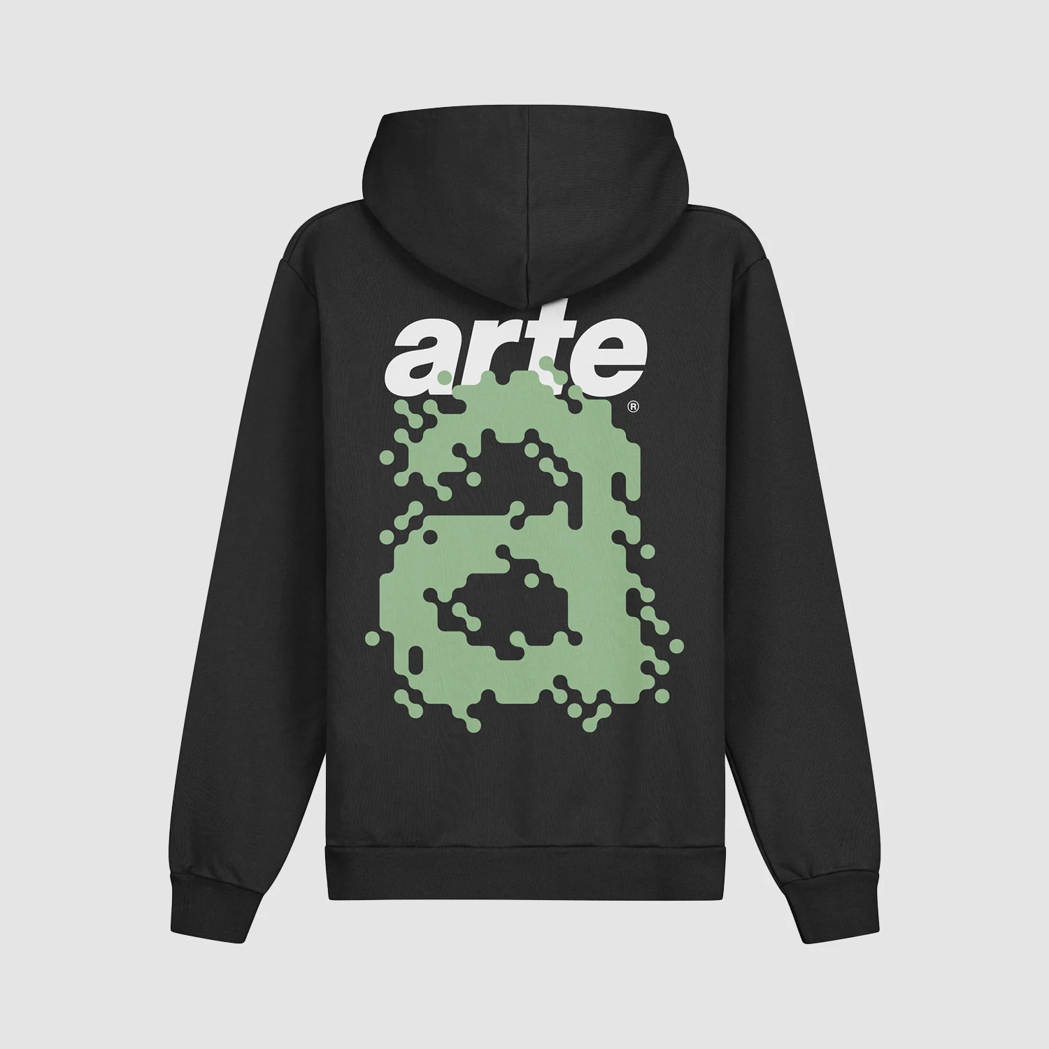 Harmon Back A Pixel Hoodie - Noir
