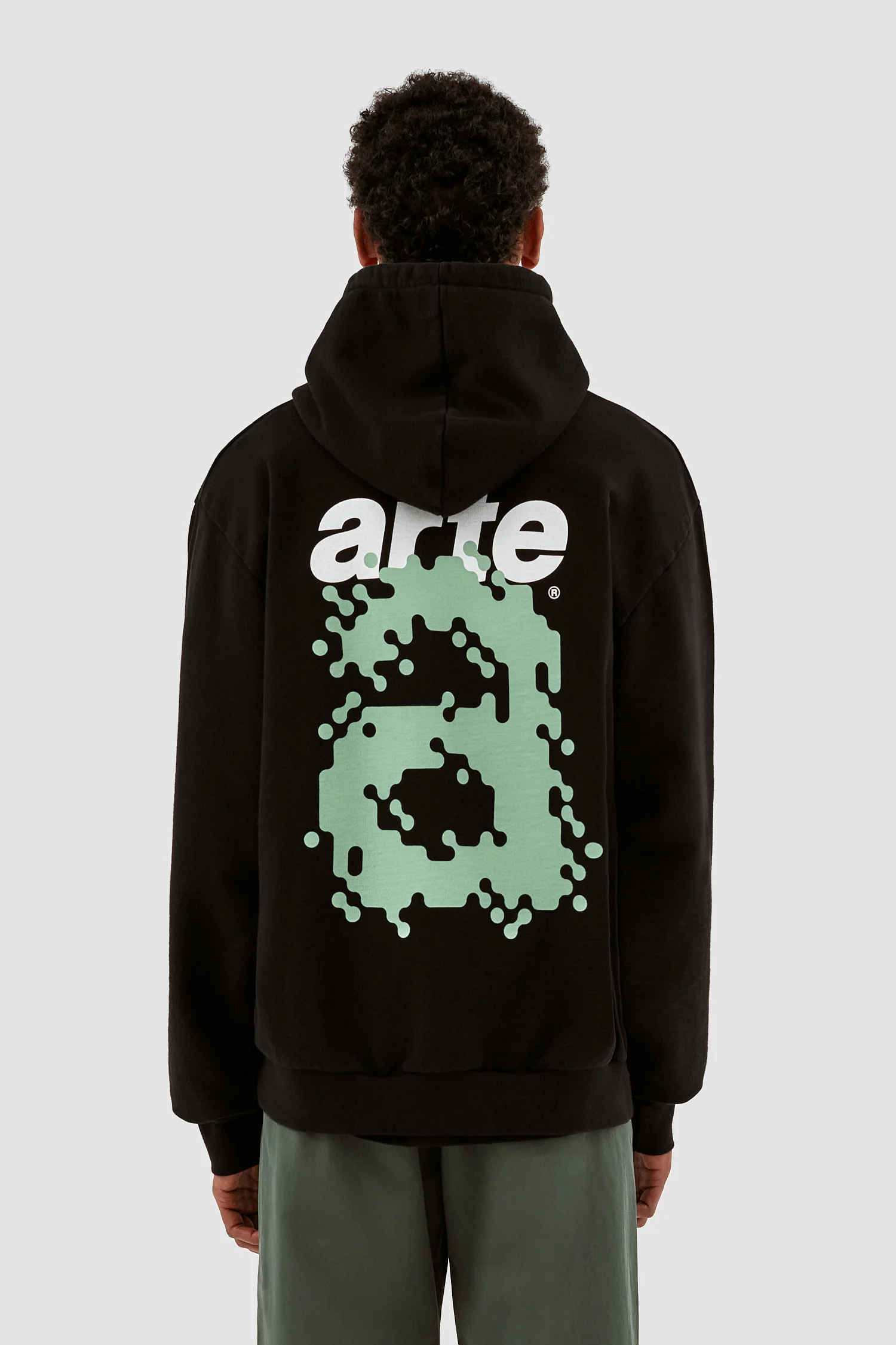 Harmon Back A Pixel Hoodie - Noir - Image 2