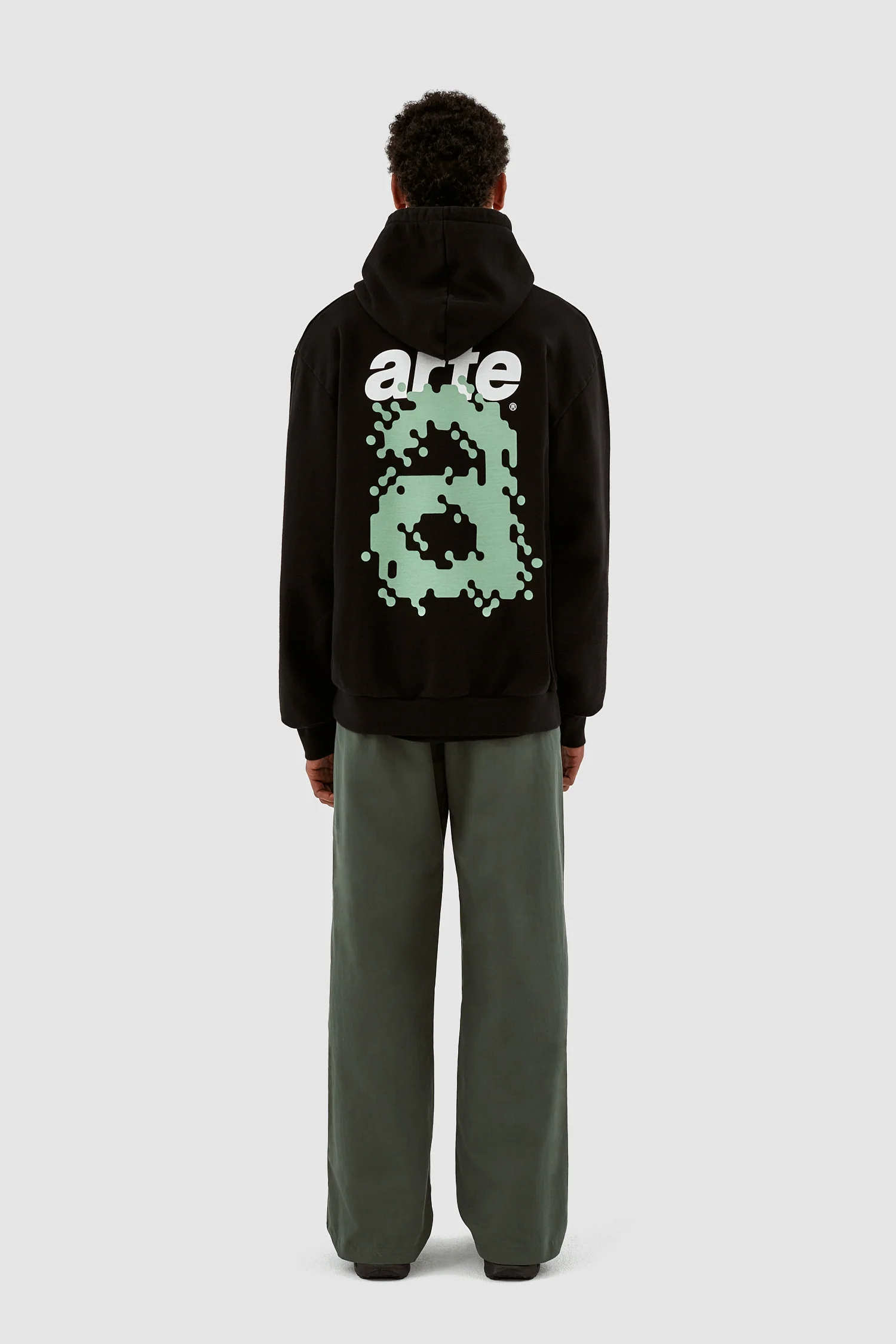 Harmon Back A Pixel Hoodie - Noir - Image 6