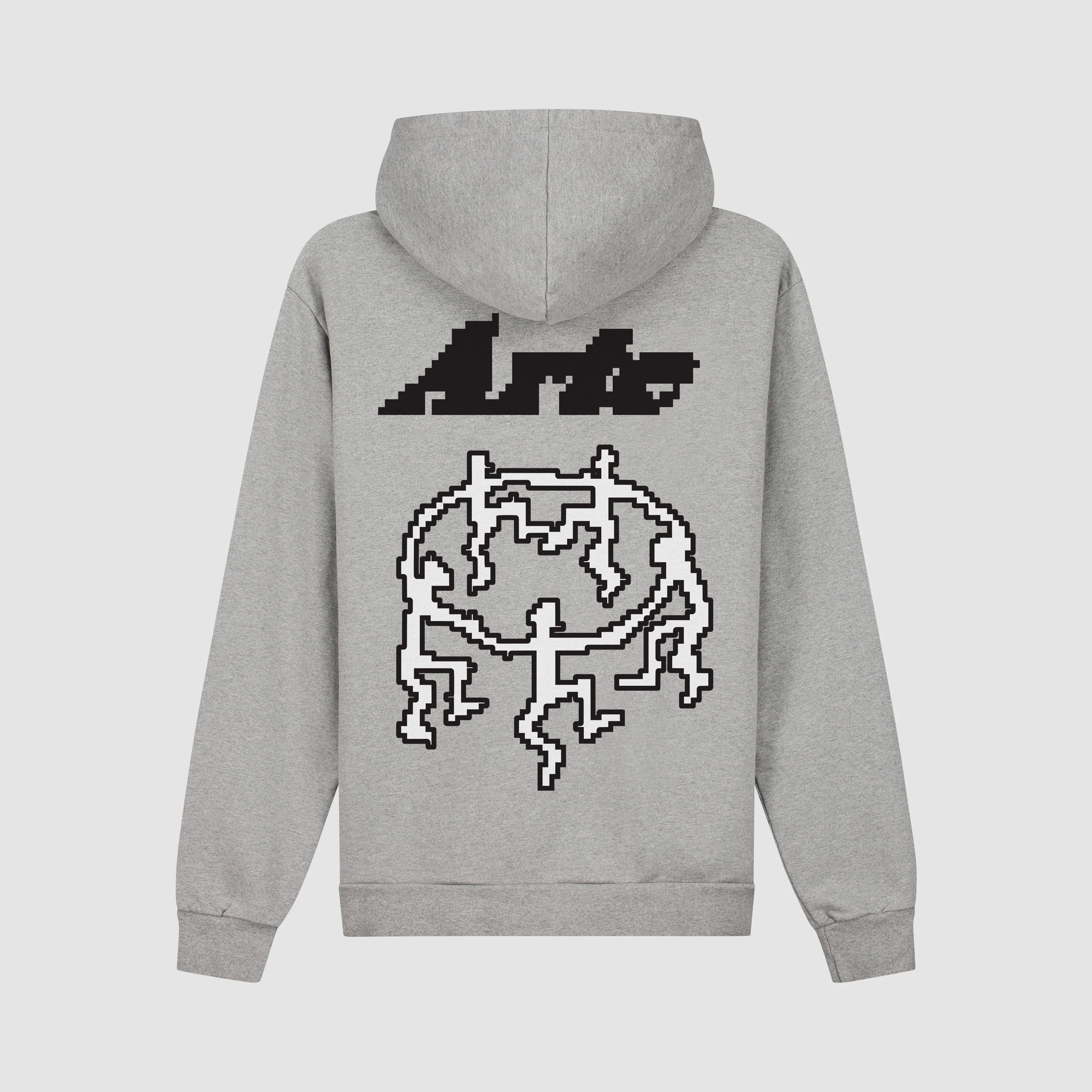 Sweat à capuche Harmon Back Pixel Dancers - Gris