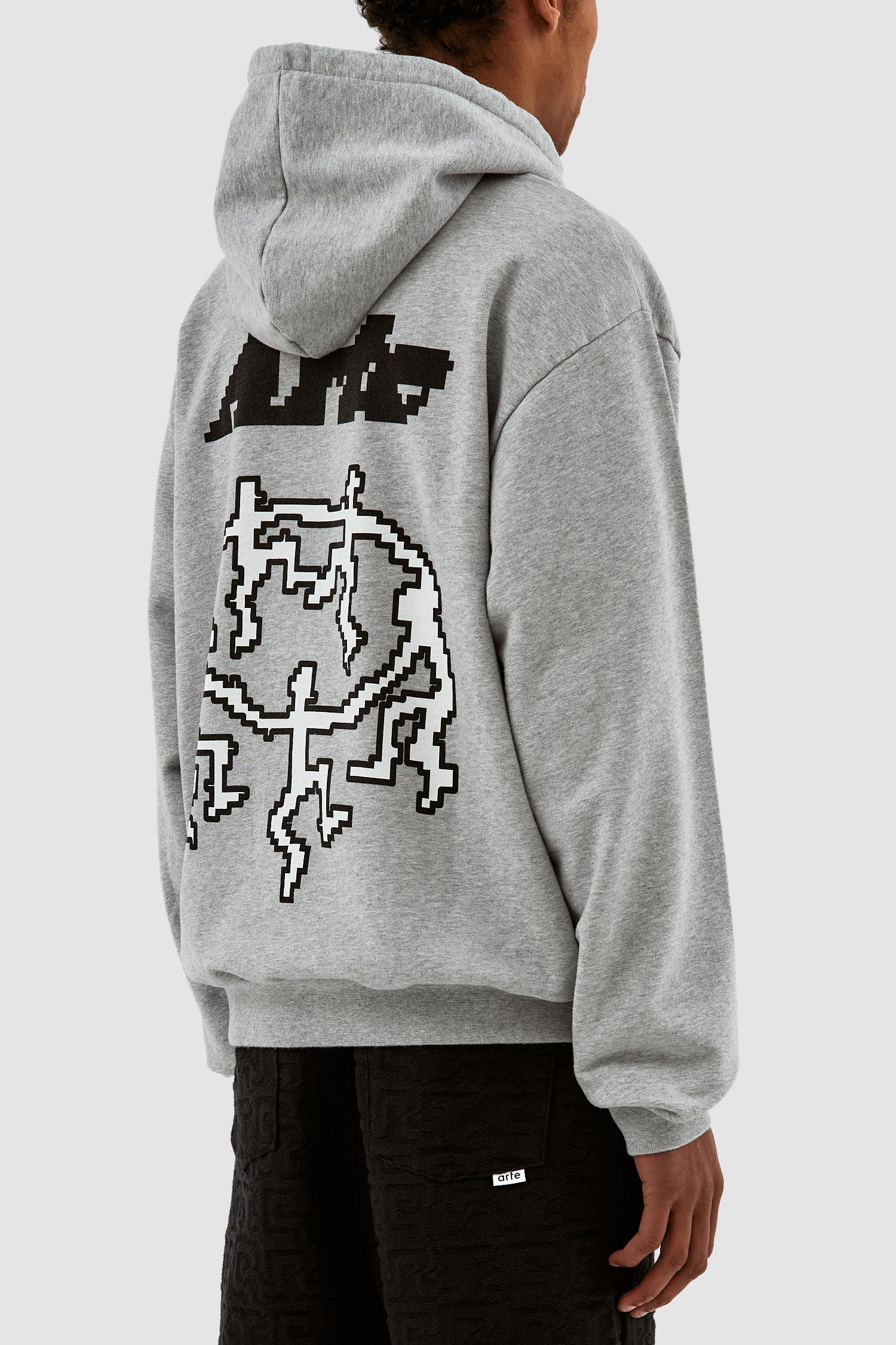 Sweat à capuche Harmon Back Pixel Dancers - Gris - Image 7
