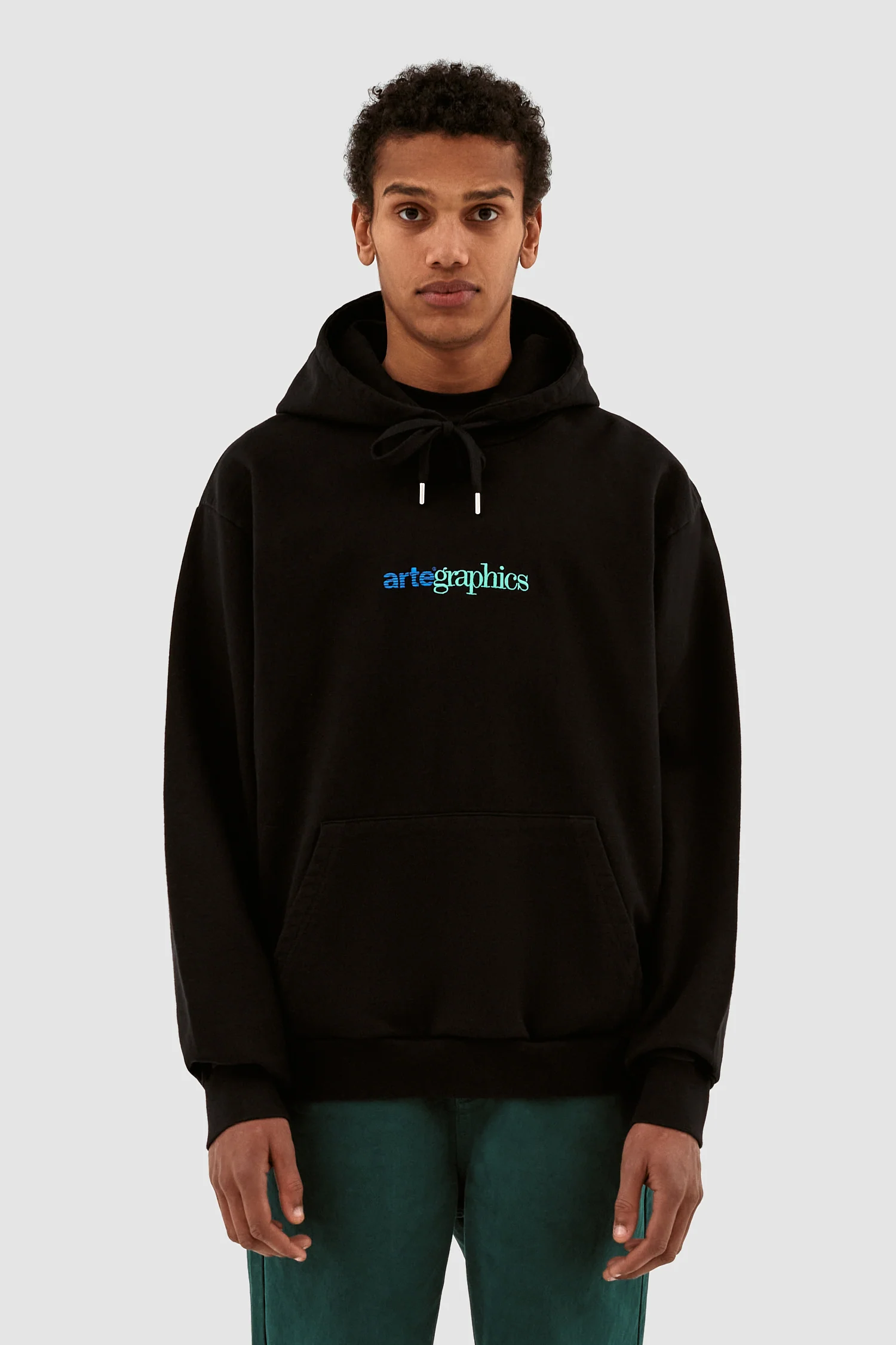 Sweat à capuche graphique Harmon - Noir - Image 2