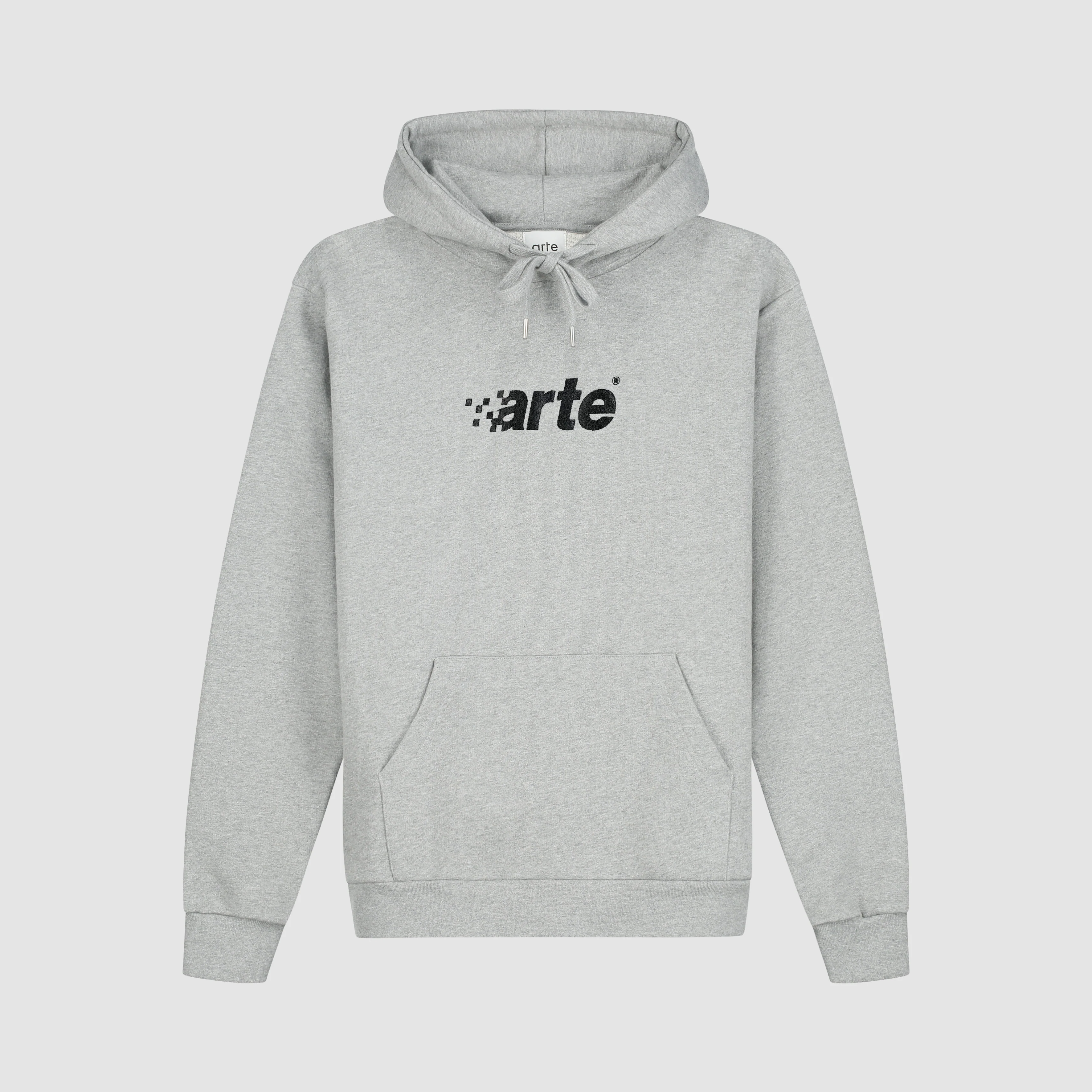 Sweat à capuche Harmon Pixel Logo - Gris