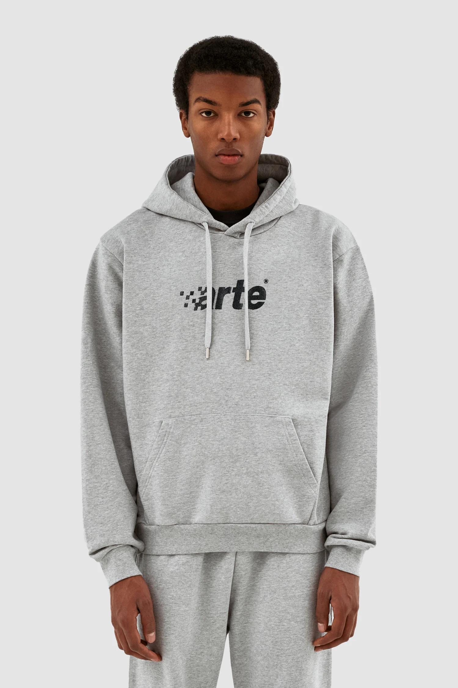 Sweat à capuche Harmon Pixel Logo - Gris - Image 2