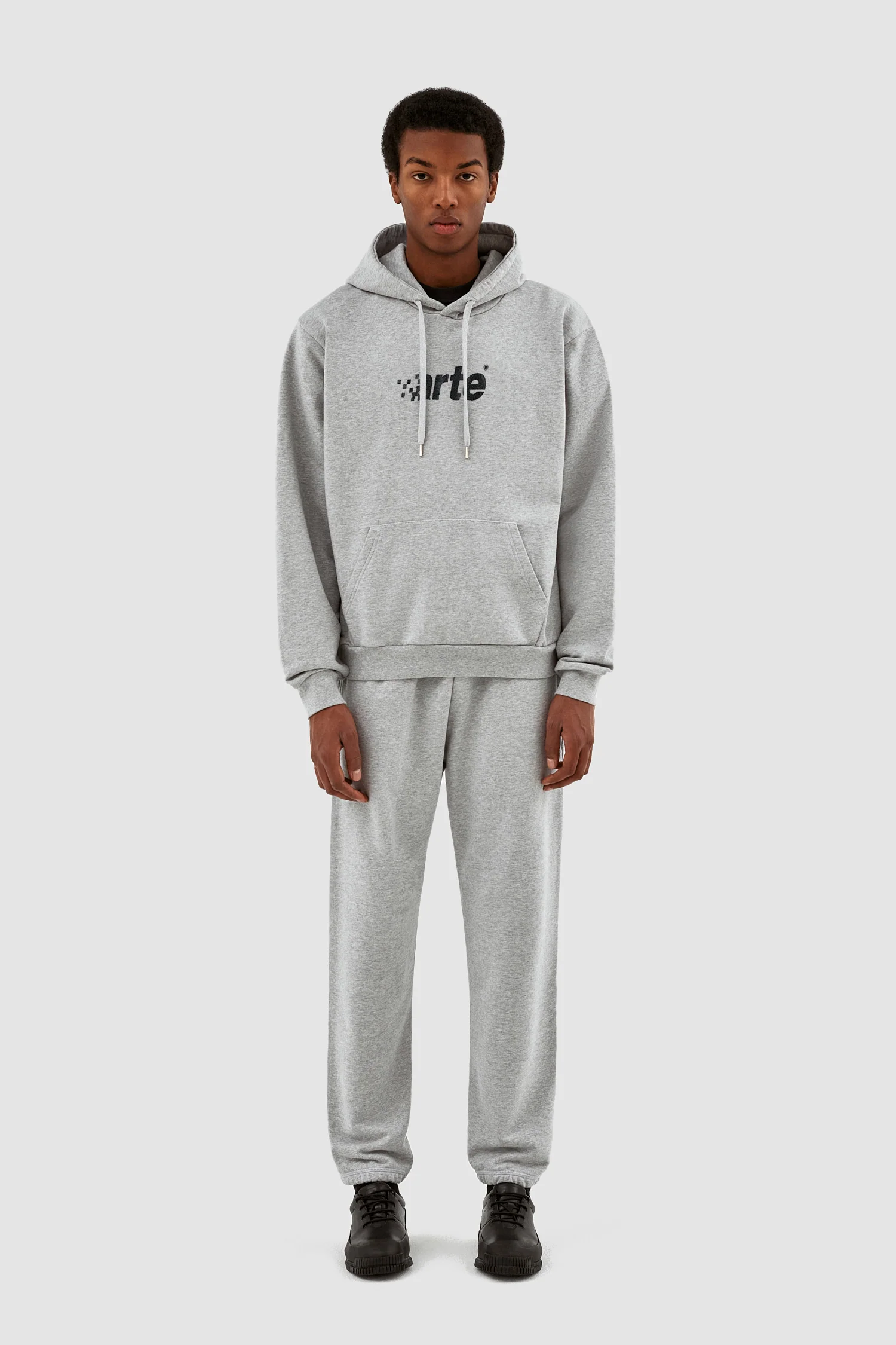 Sweat à capuche Harmon Pixel Logo - Gris - Image 4