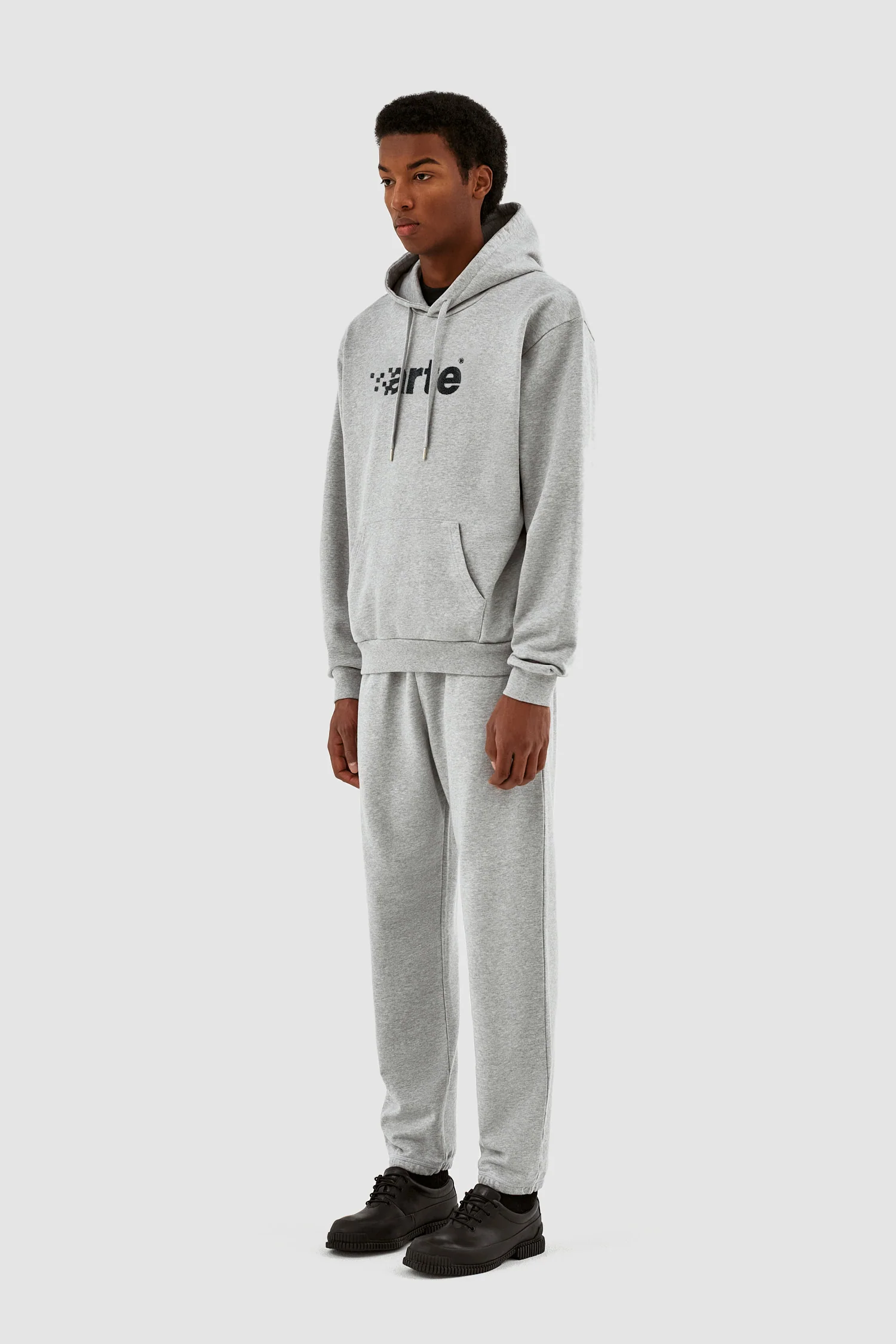 Sweat à capuche Harmon Pixel Logo - Gris - Image 5