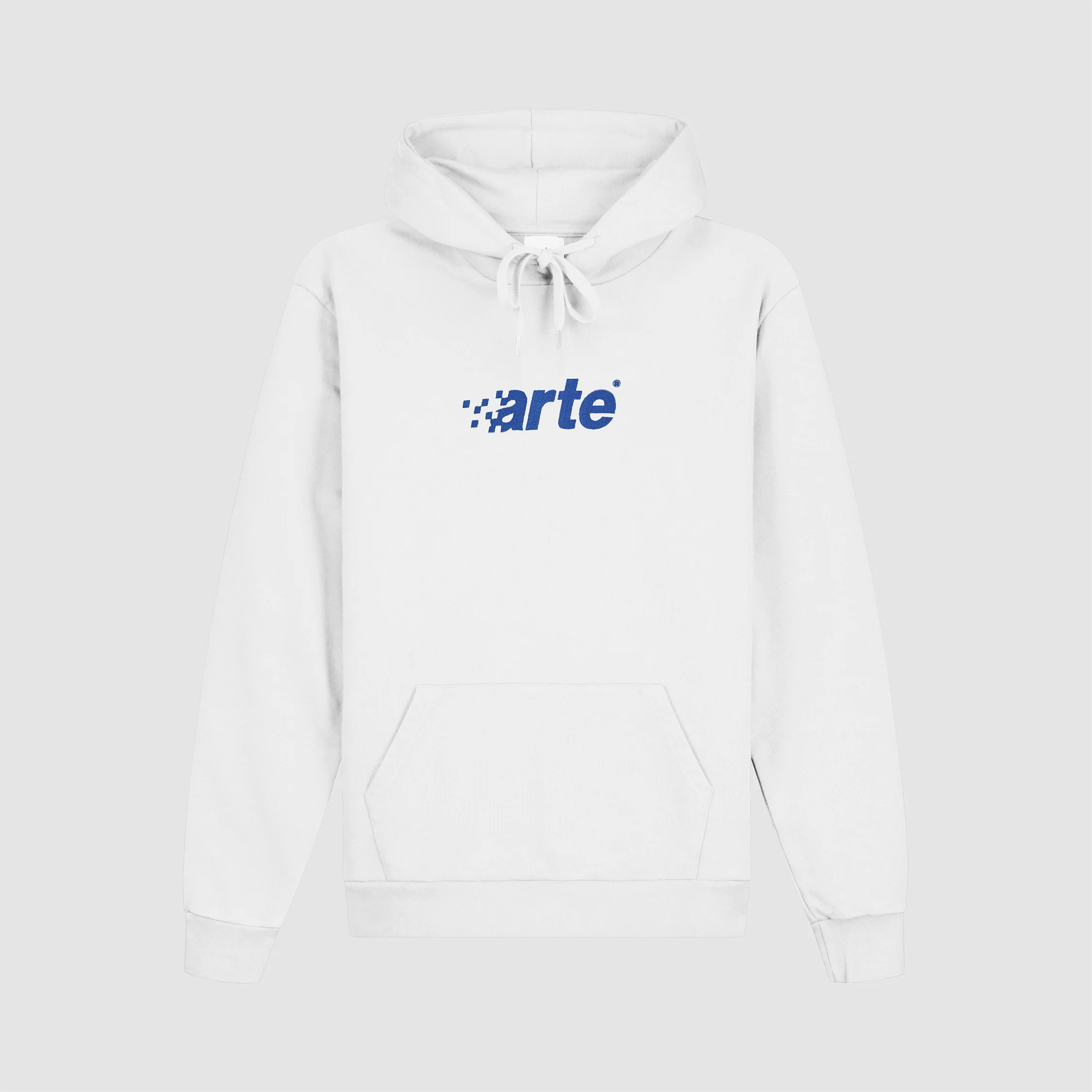 Sweat à capuche Harmon Pixel Logo - Blanc
