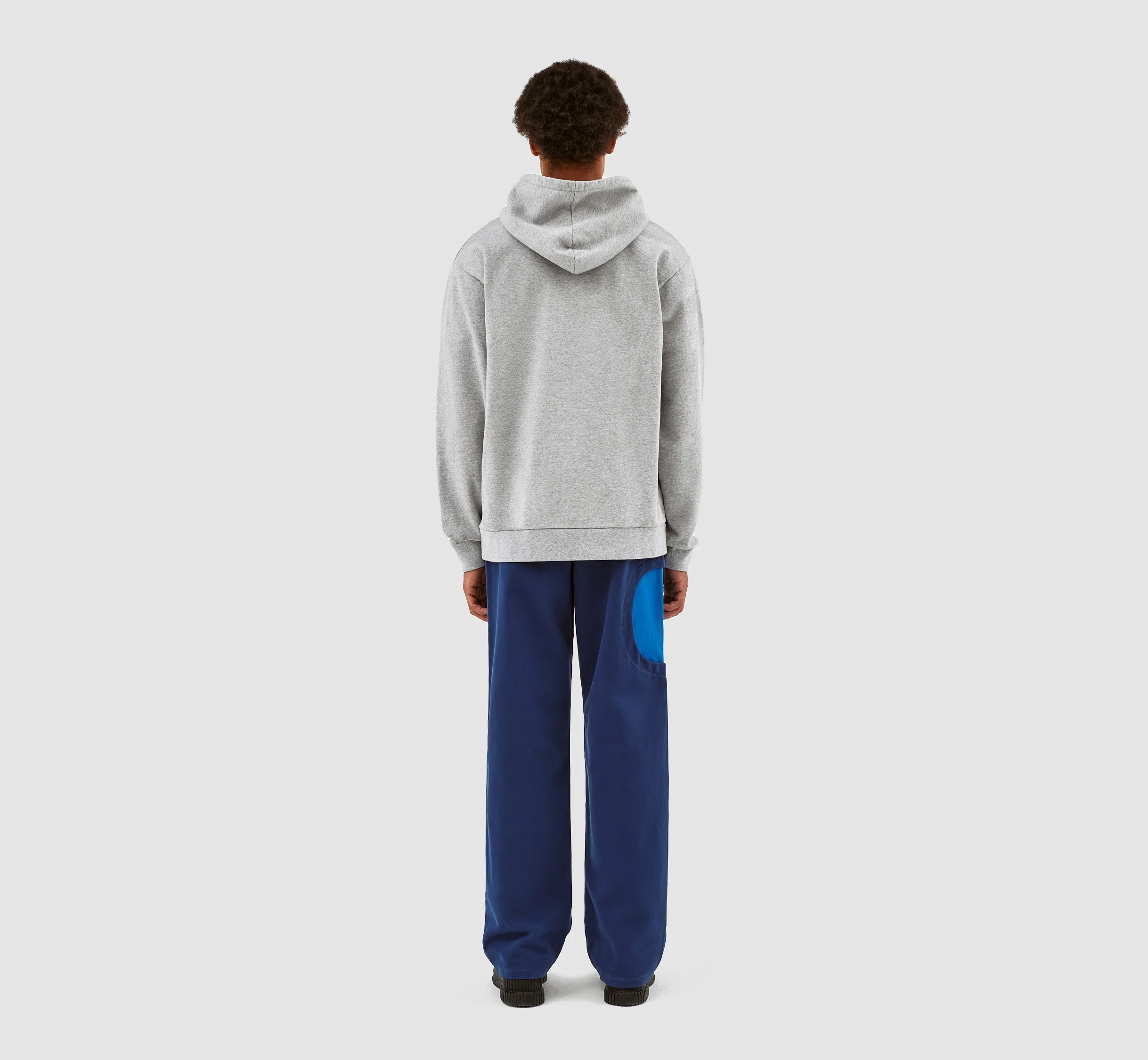 Sweat à capuche Harris Blue Front - Gris - Image 6