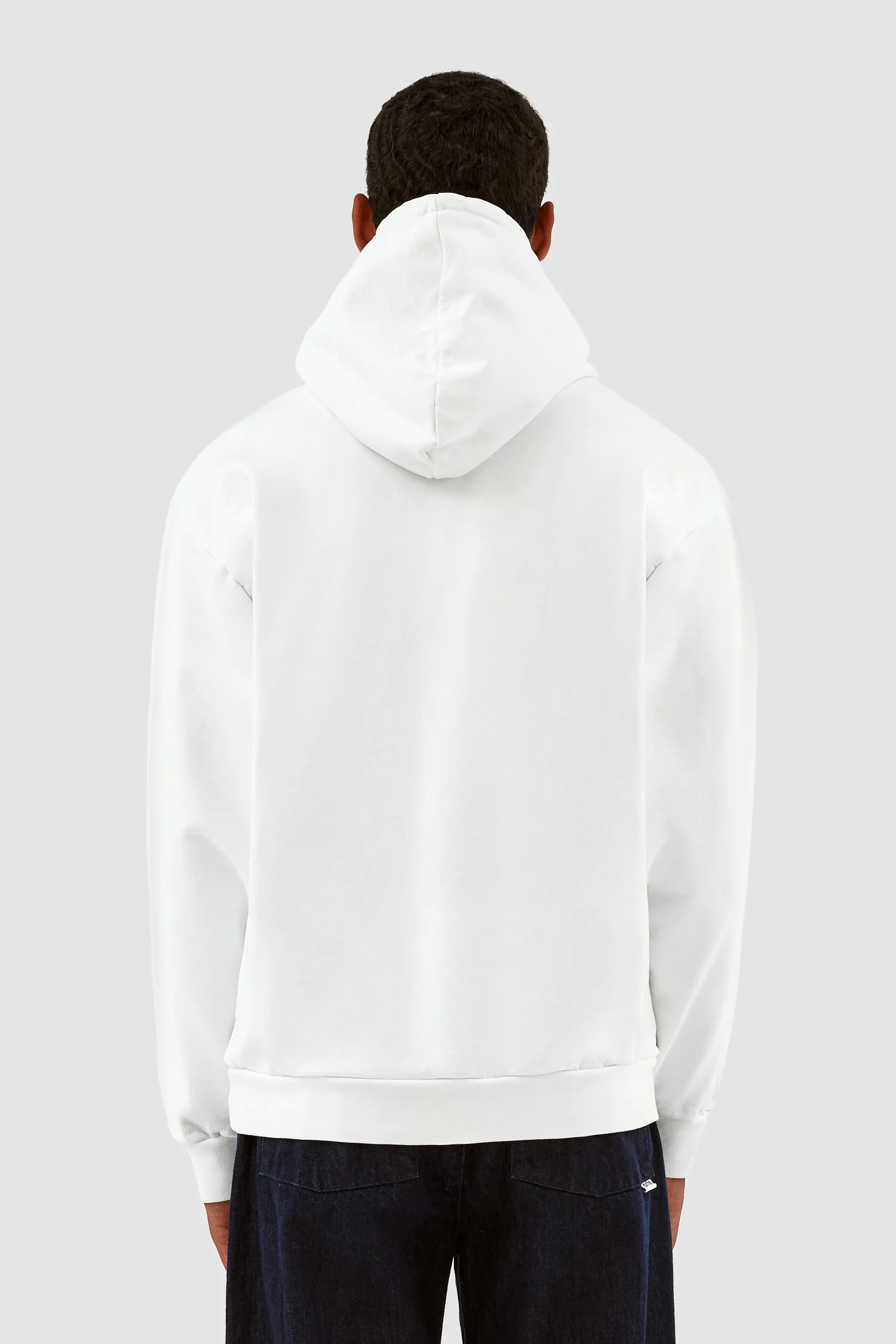 Sweat à capuche Harris Patch Logo - Blanc - Image 3