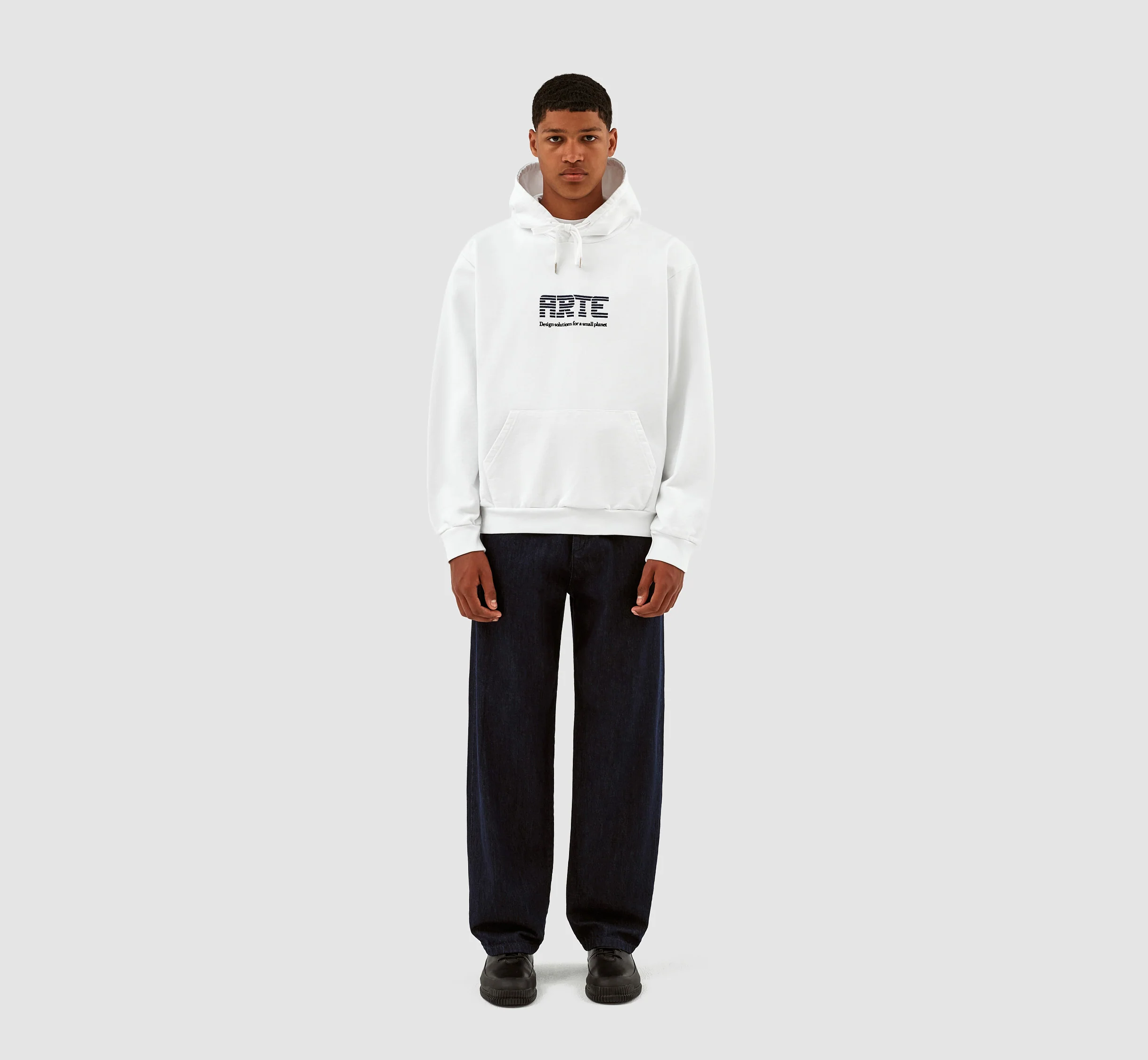 Sweat à capuche Harris Patch Logo - Blanc - Image 4