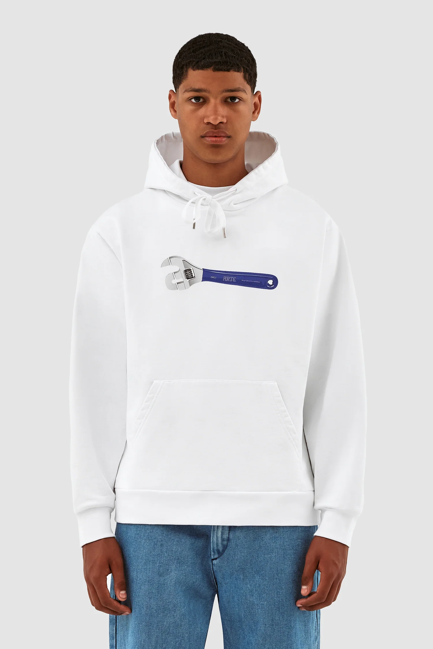 Sweat à capuche Harris Tool - Blanc - Image 2