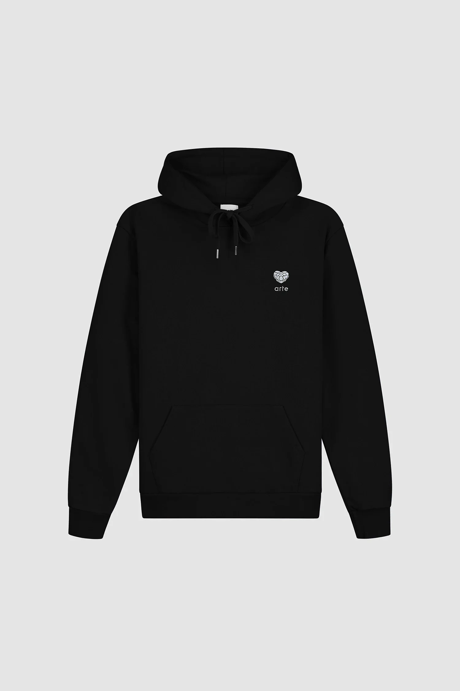 Sweat à capuche Heart Flower - Noir - Image 8