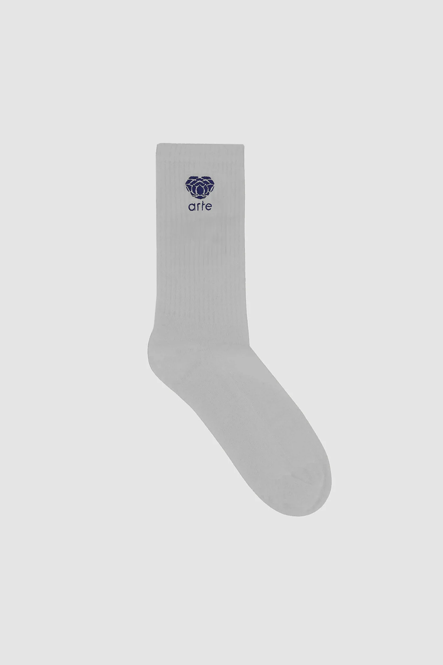 Chaussettes à logo fleuri - Gris - Image 2