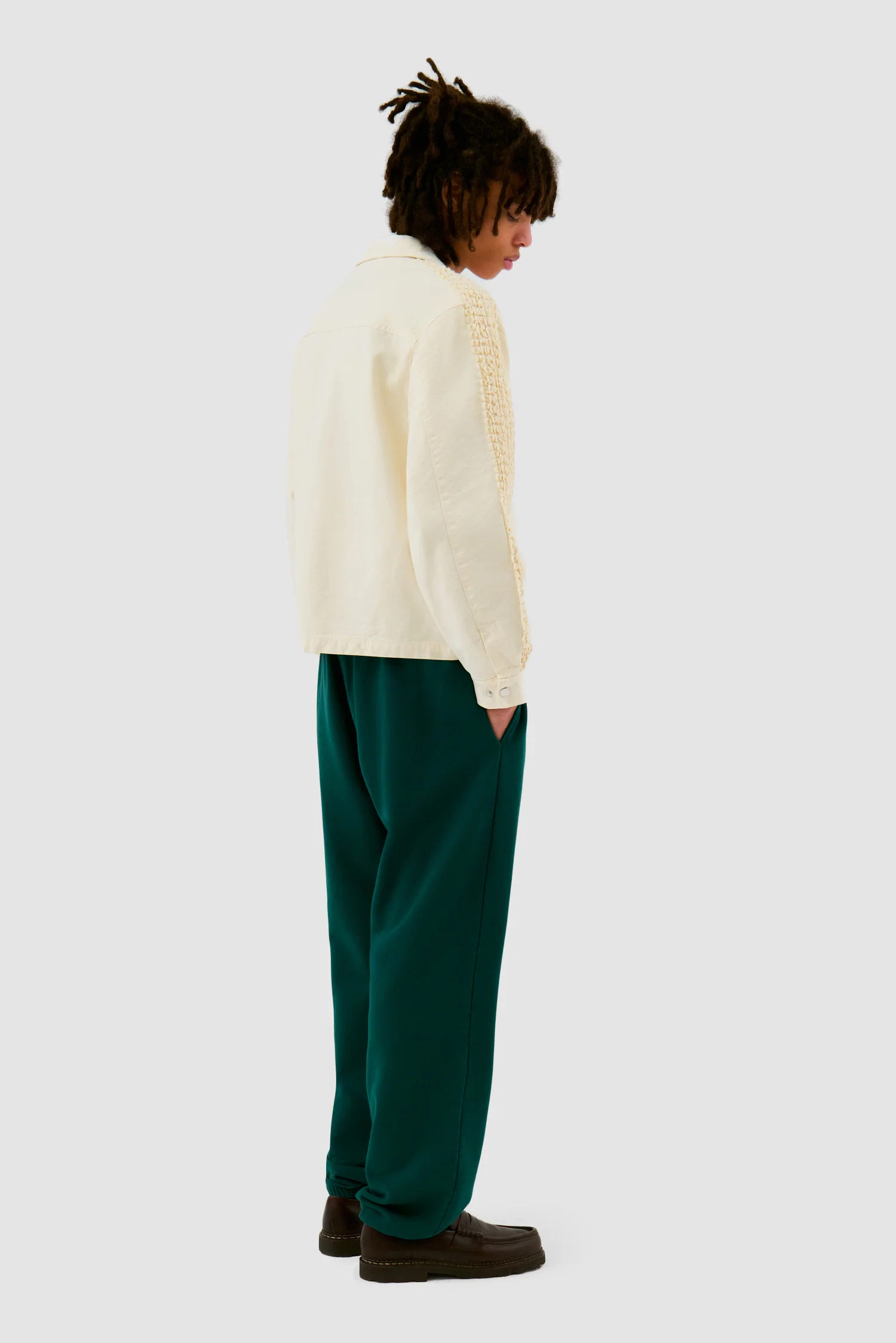 Pantalon de survêtement Heart Flower - Vert - Image 6
