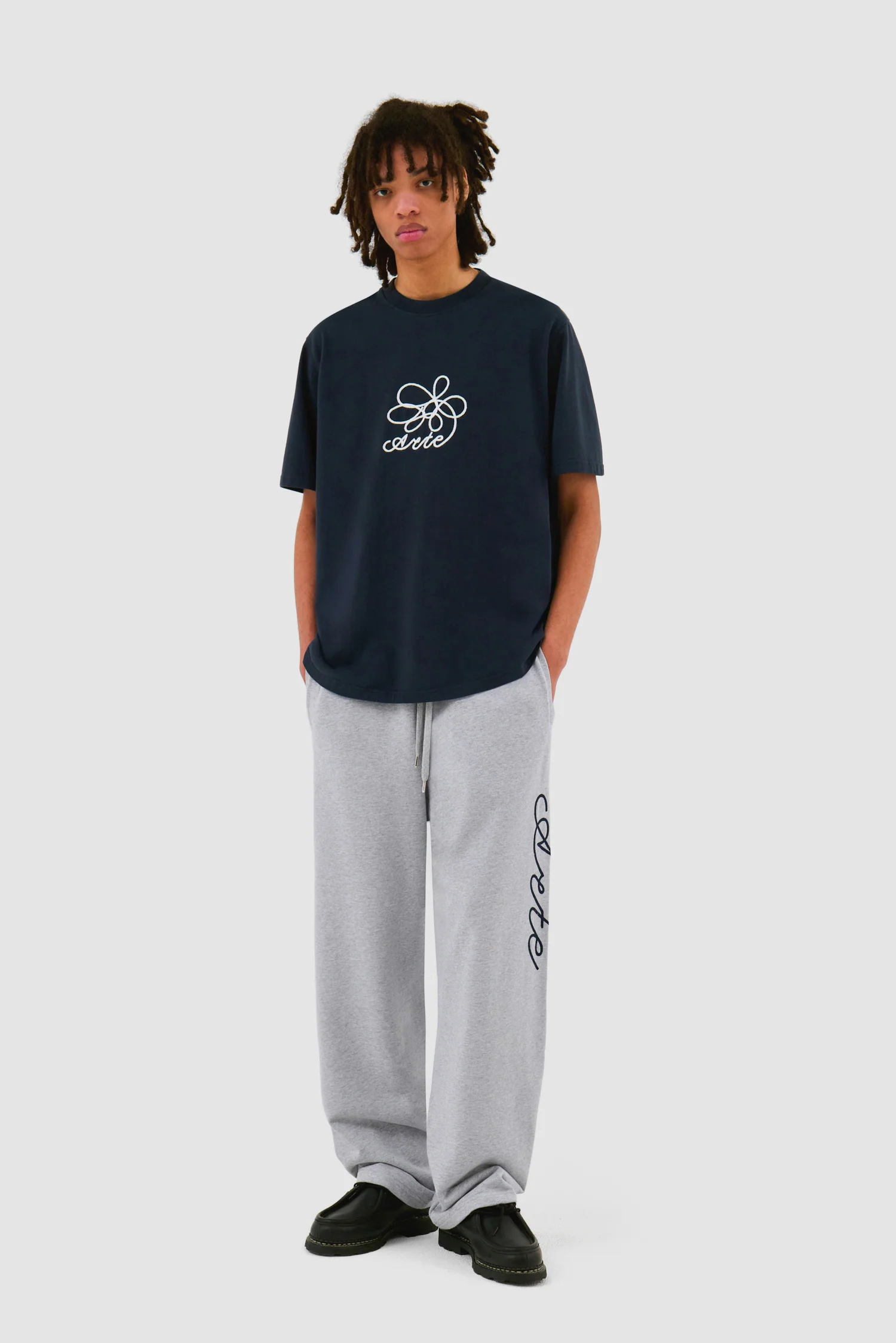 Pantalon à logo Script - Gris - Image 4