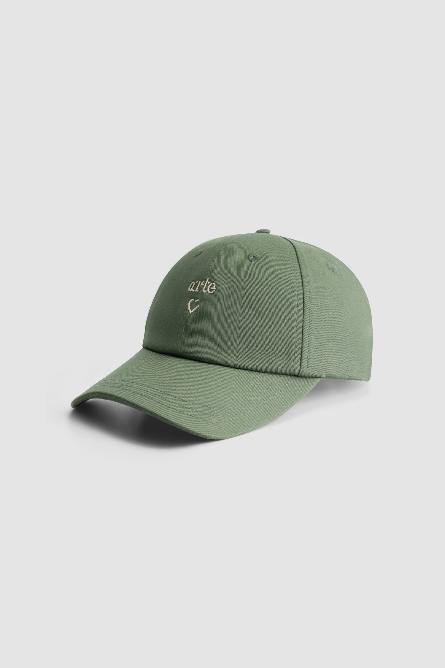 Casquette avec logo en forme de cœur - Vert - Image 2