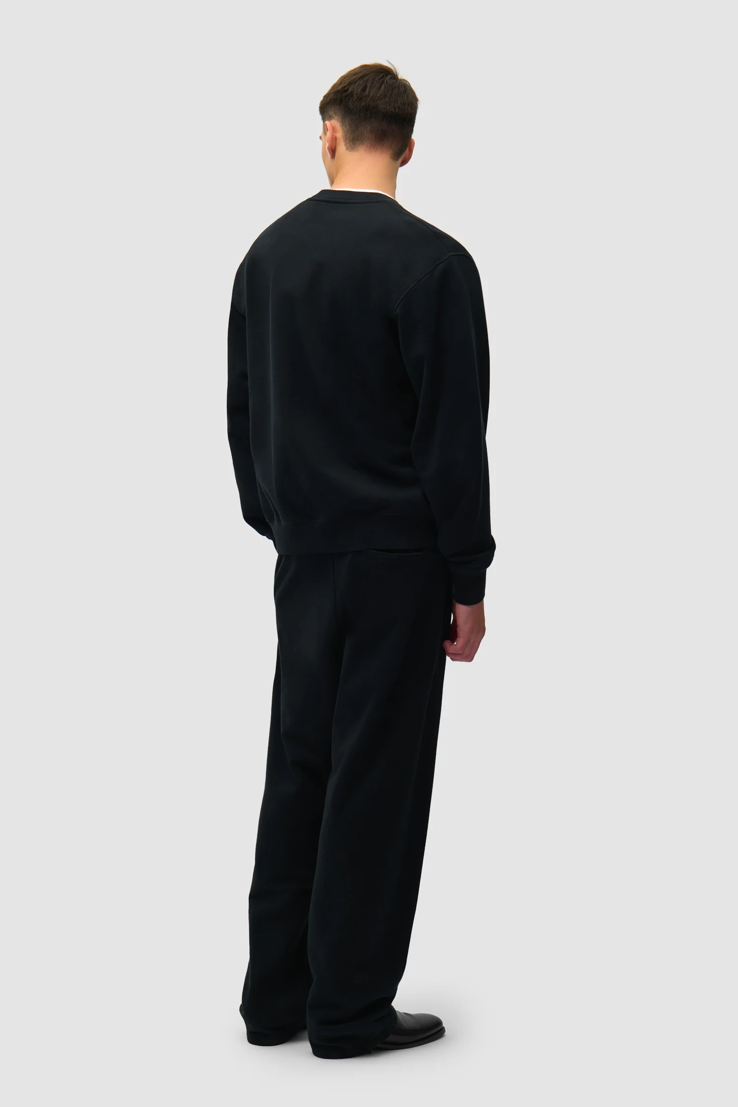 T-shirt à col rond avec logo cœur - Noir - Image 6